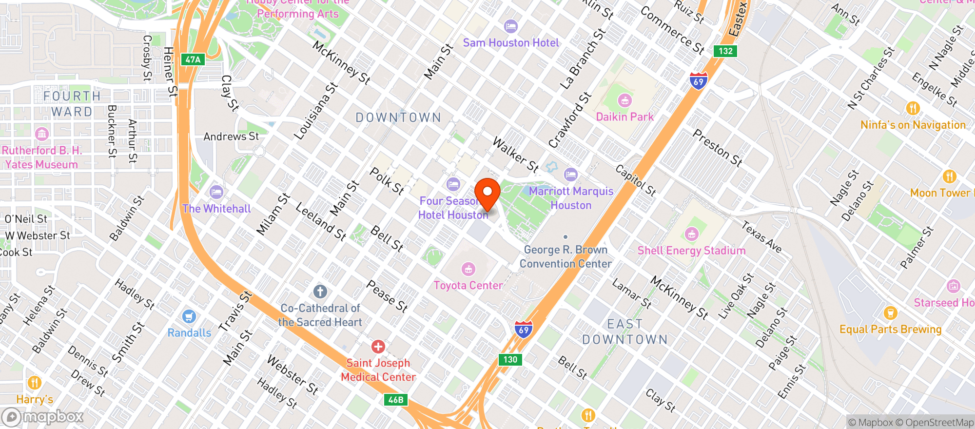 Map showing Hearsay Discovery Green