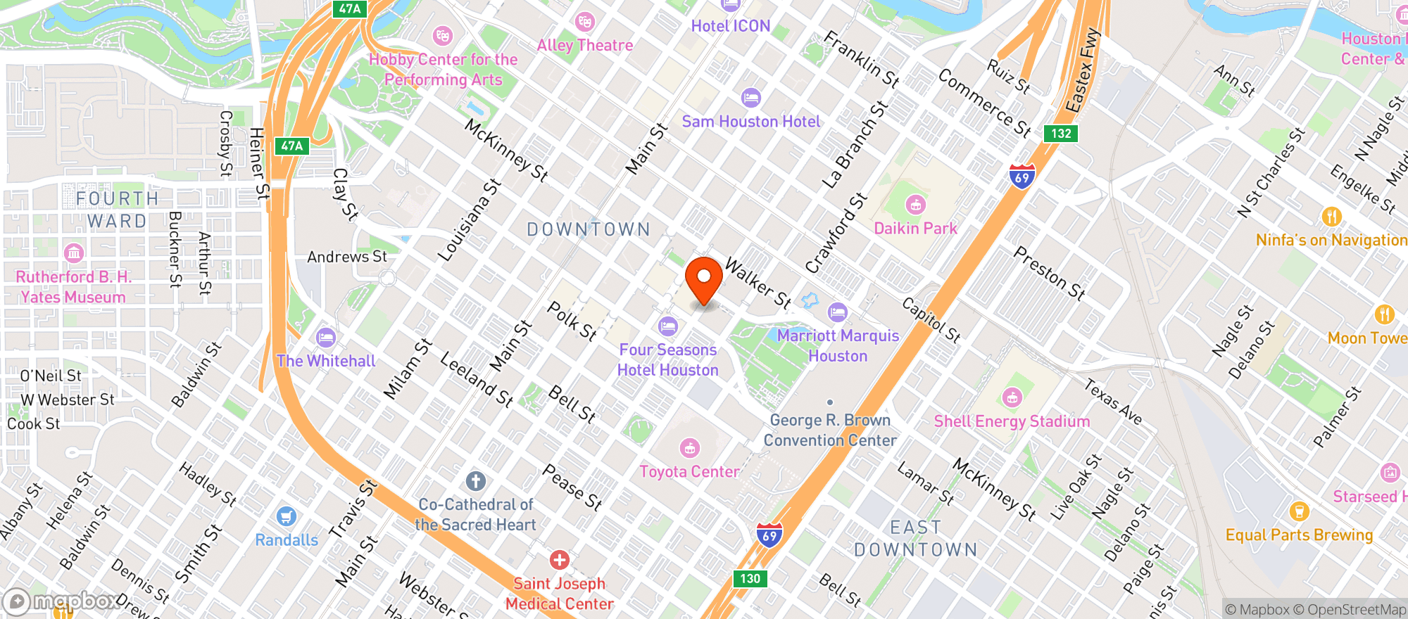 Map showing Phoenicia Specialty Foods