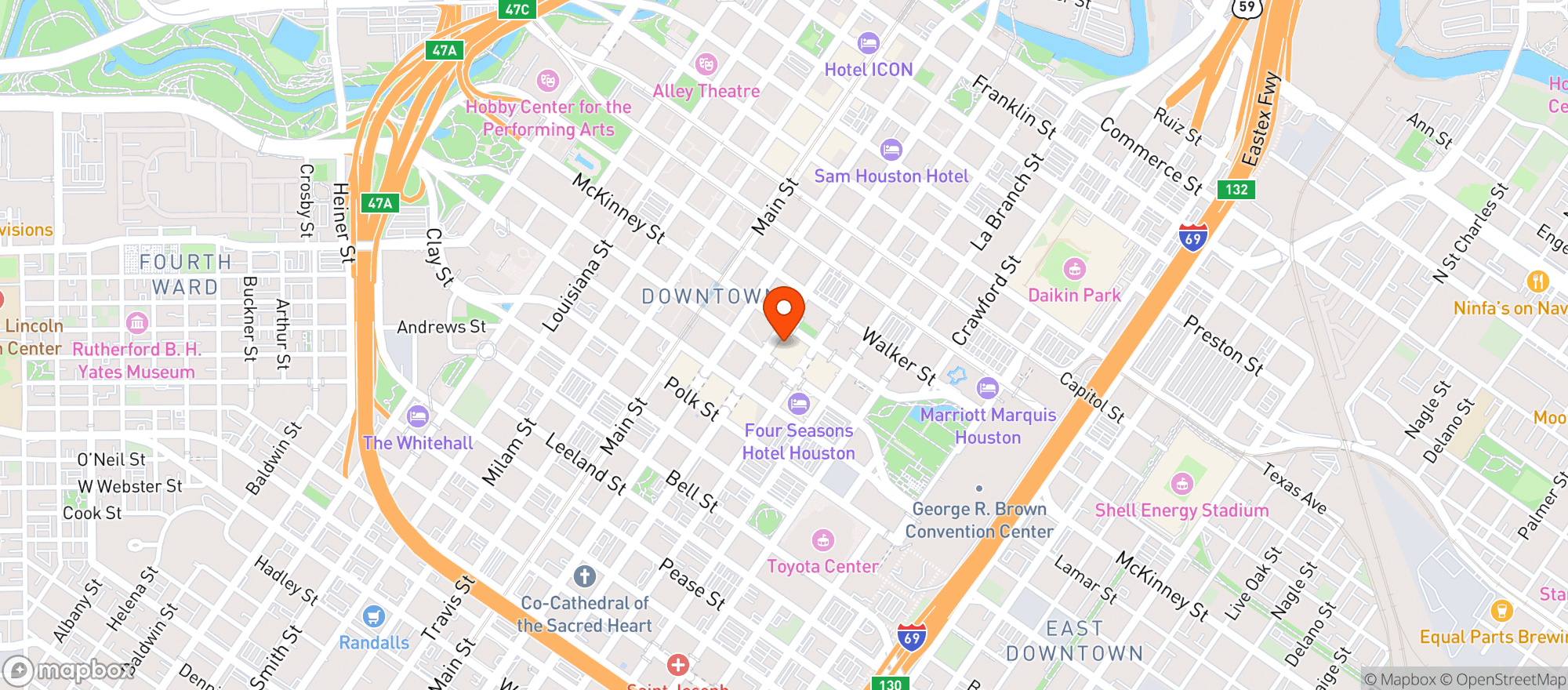 Map showing Puttshack
