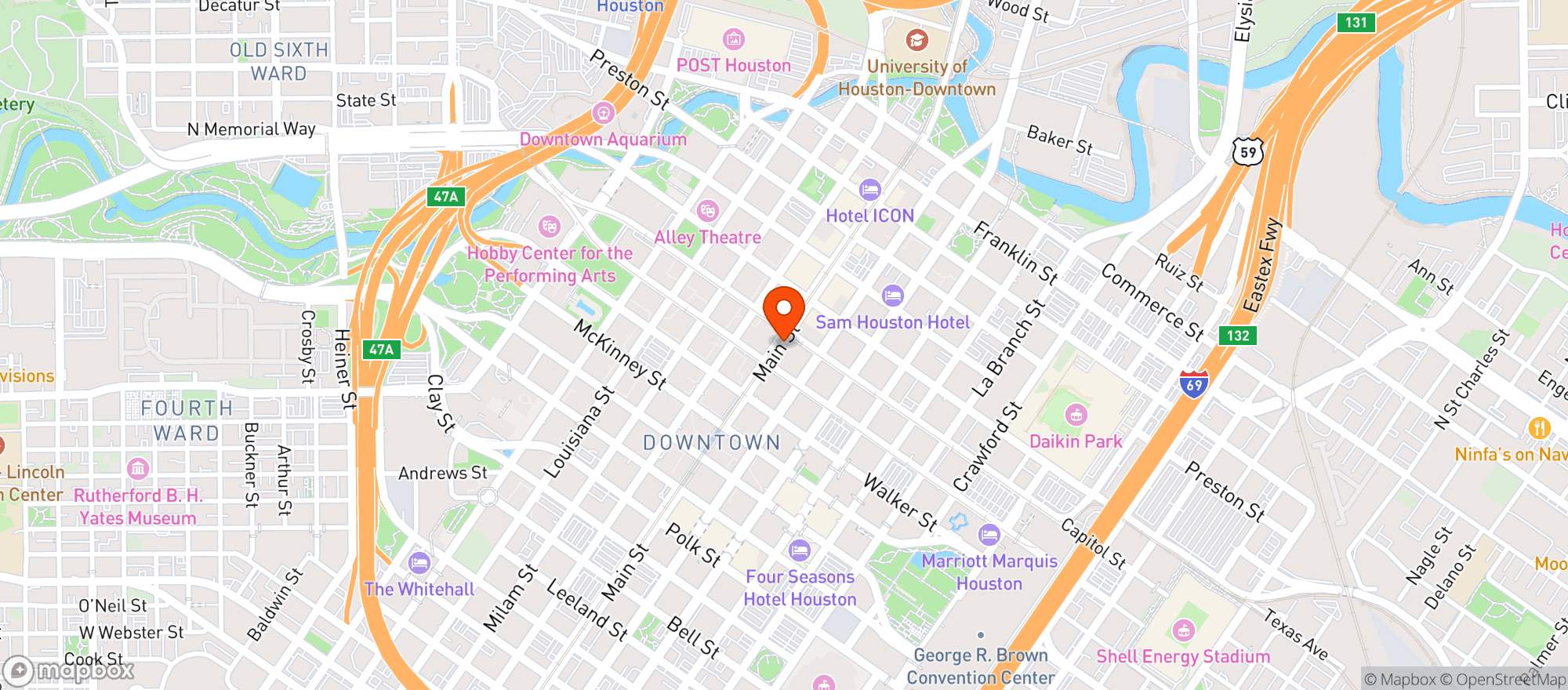 Map showing Flying Saucer Draught Emporium