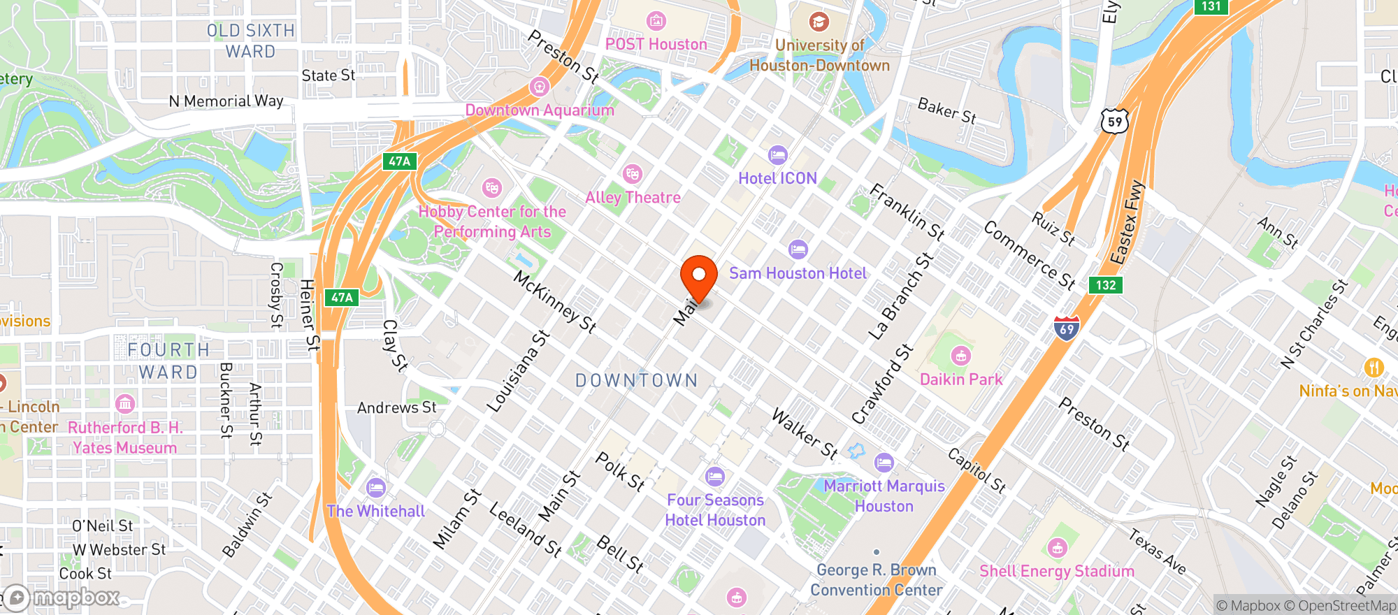 Map showing Ac Hotels By Marriott