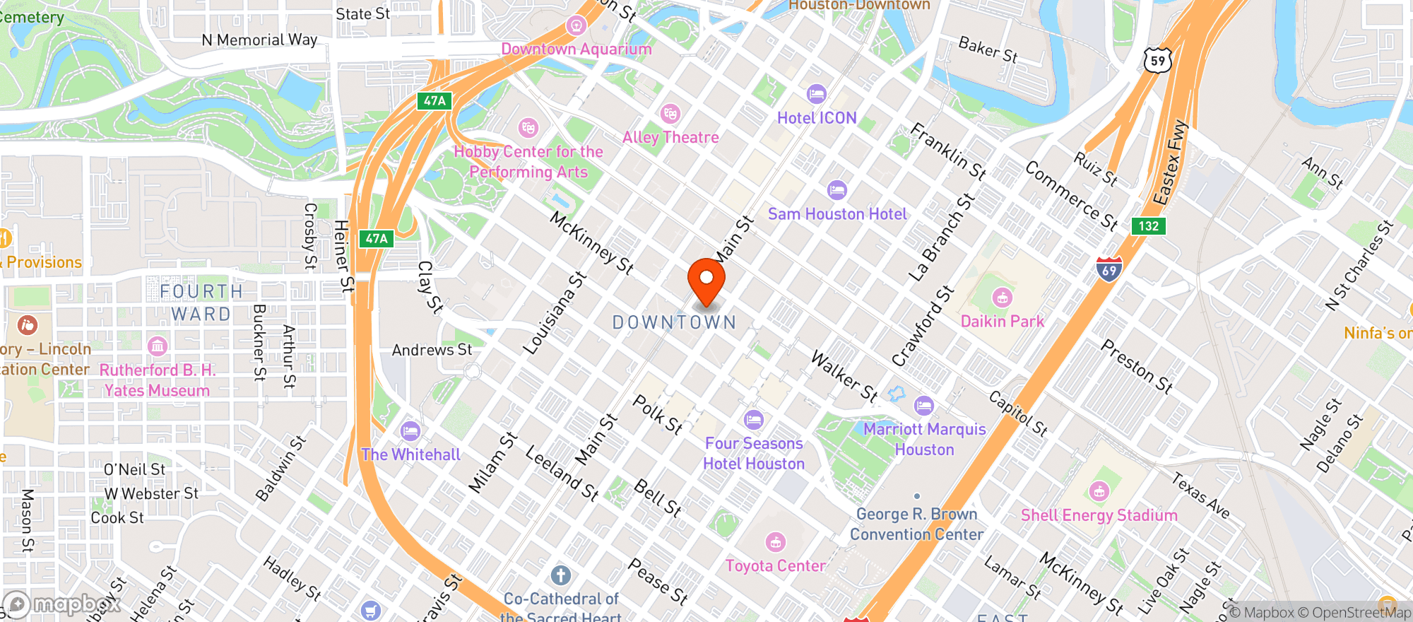 Map showing Mortons The Steakhouse #1120