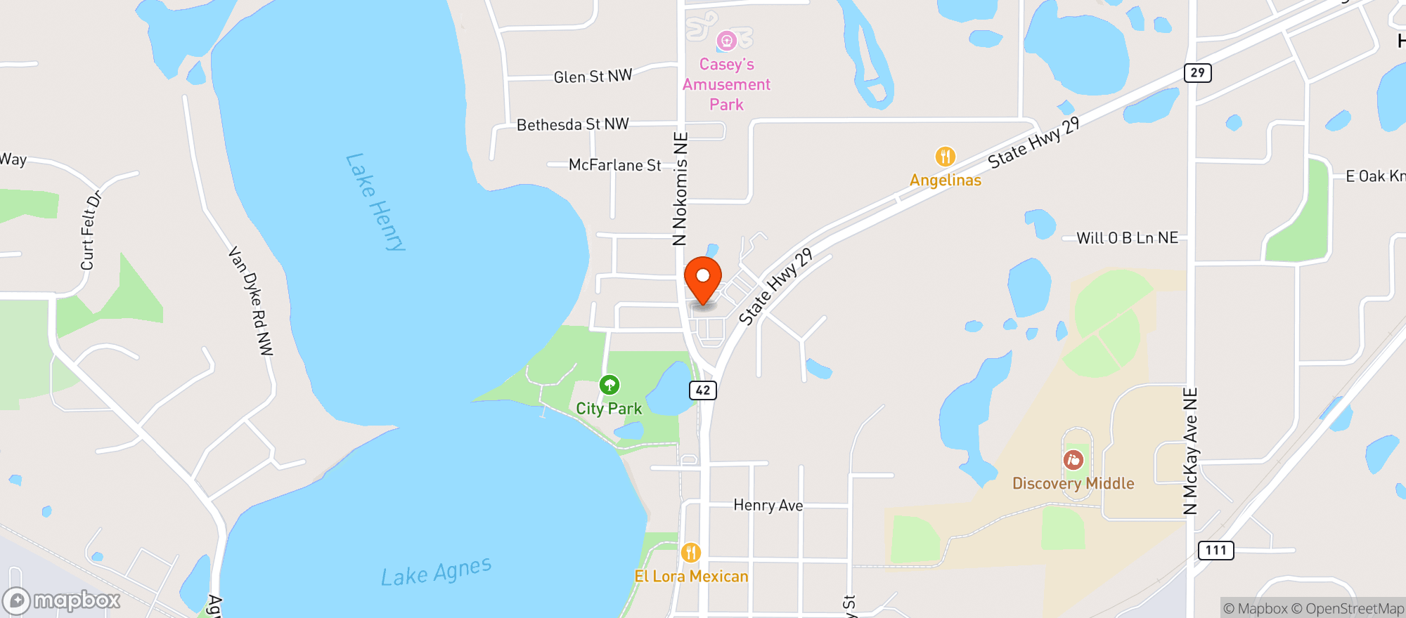 Map showing Cash Wise Liquor