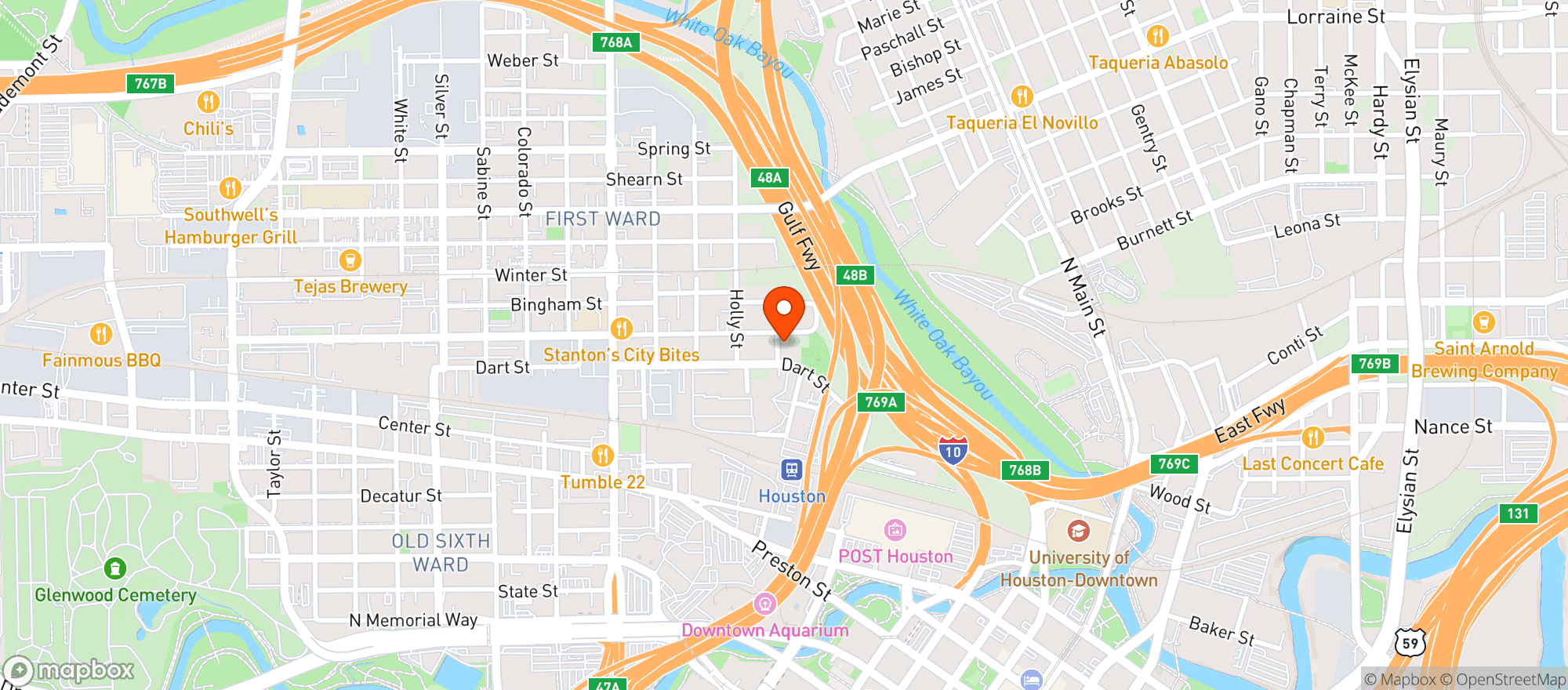 Map showing Infuse Me