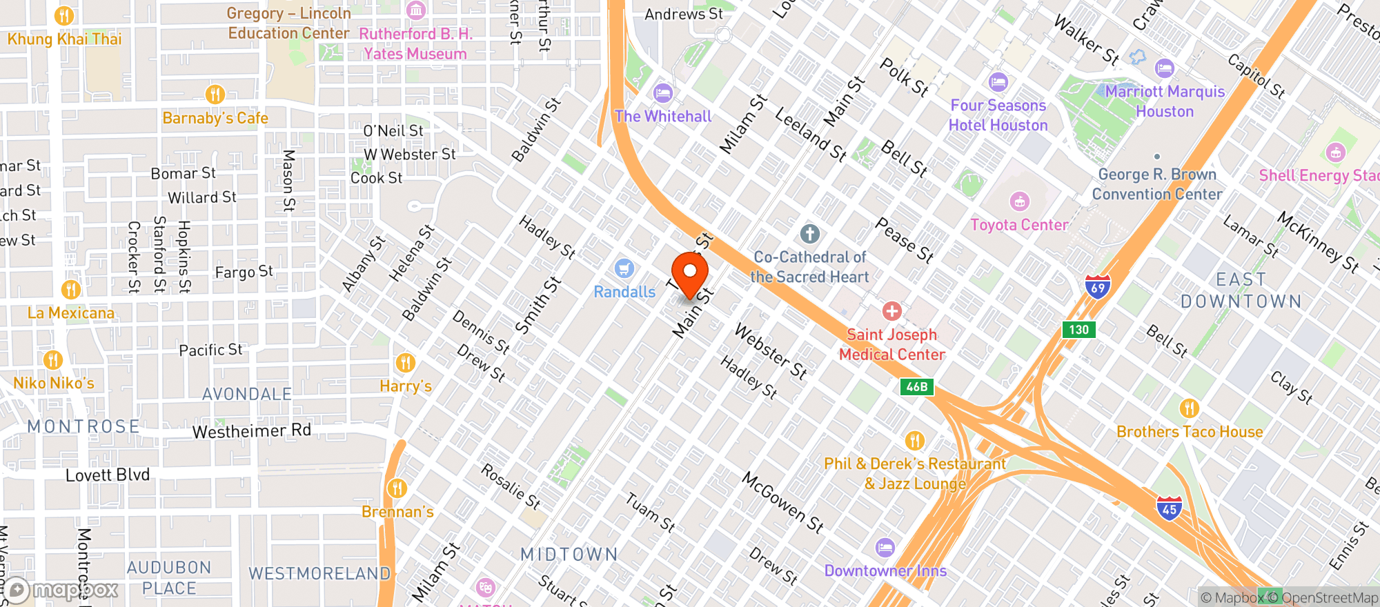 Map showing Pour Behavior