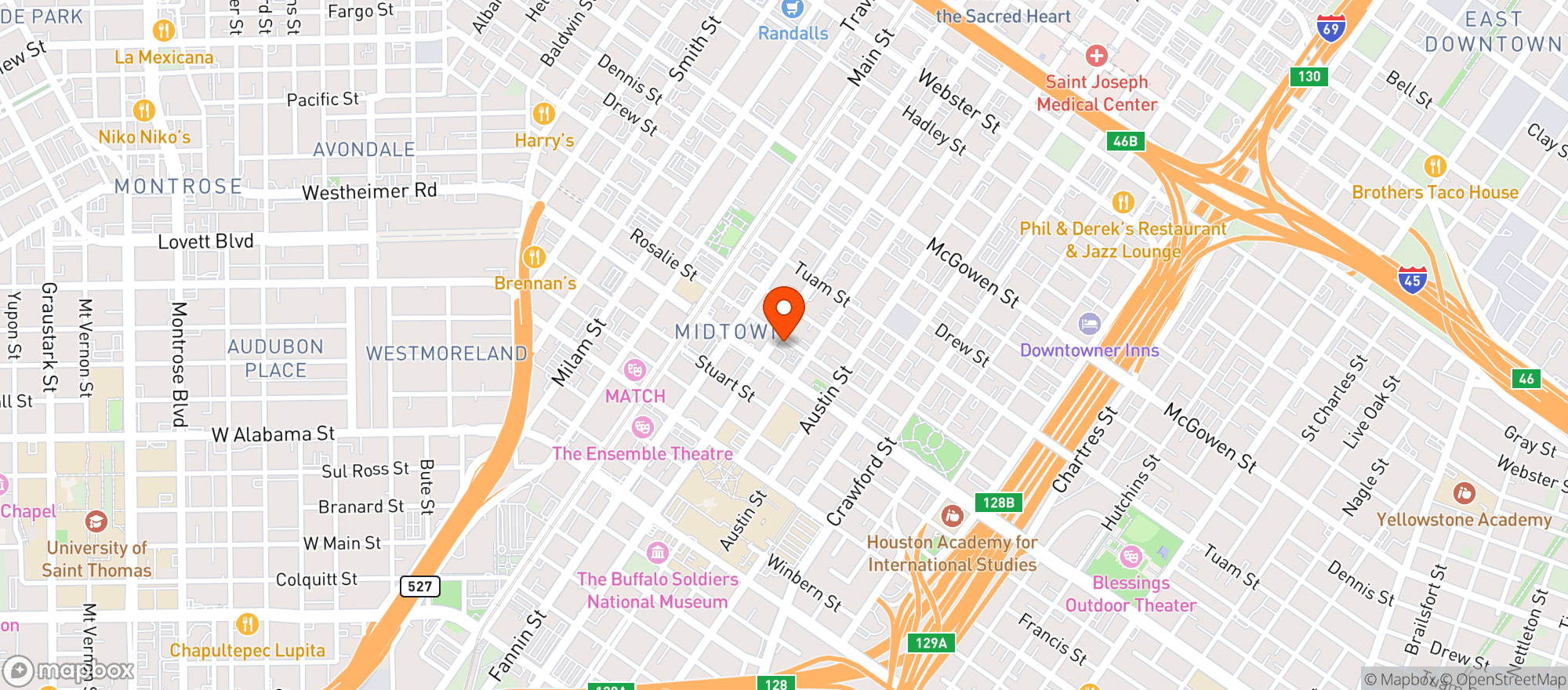 Map showing Social Beer Garden
