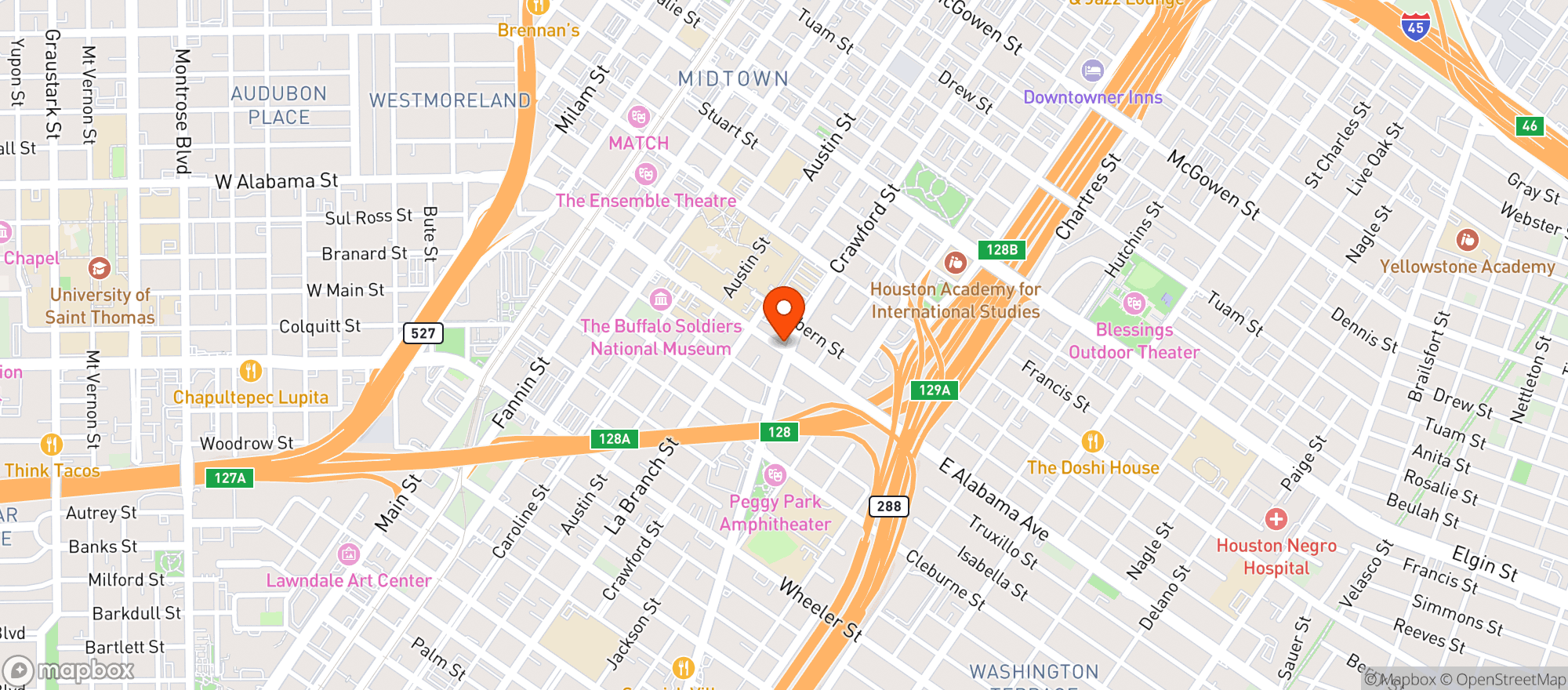 Map showing Axlerad Beer Garden #22187
