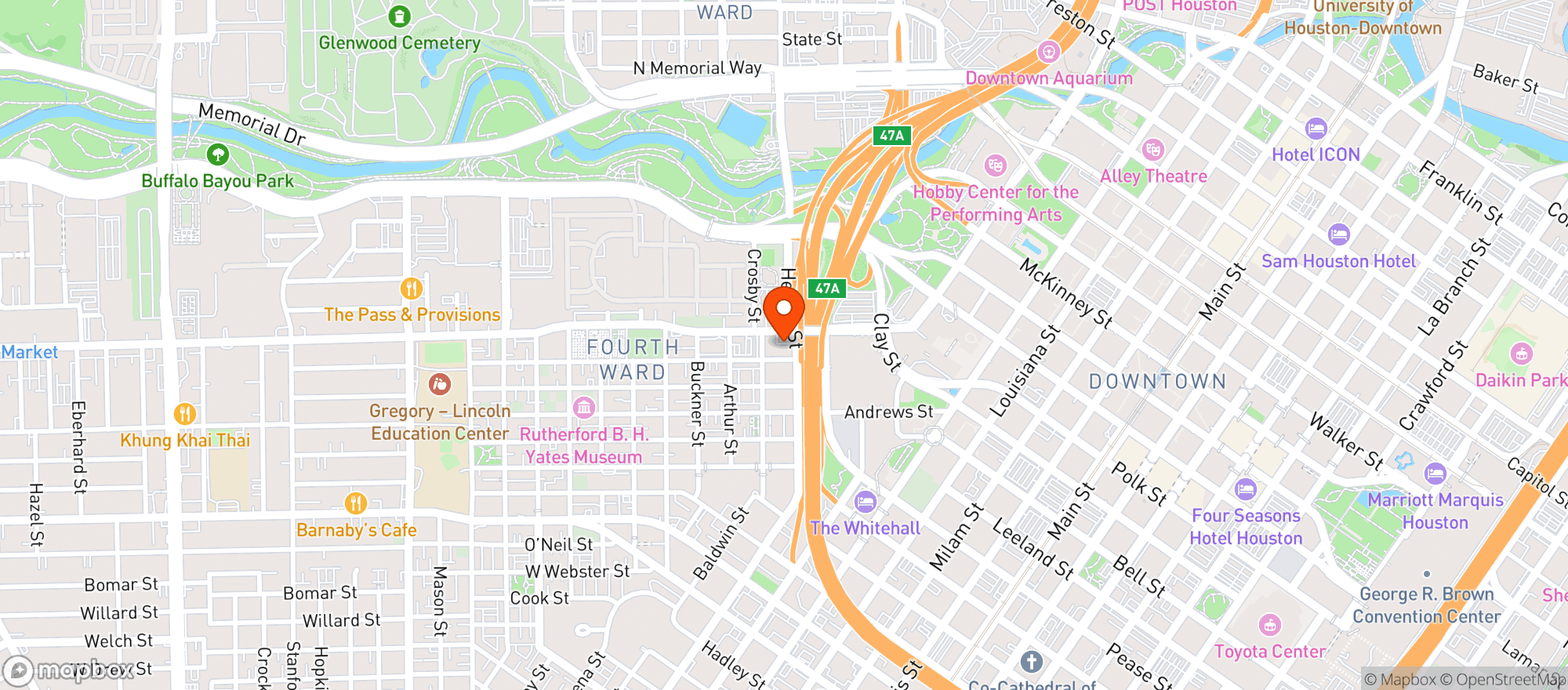 Map showing Izee Market#9