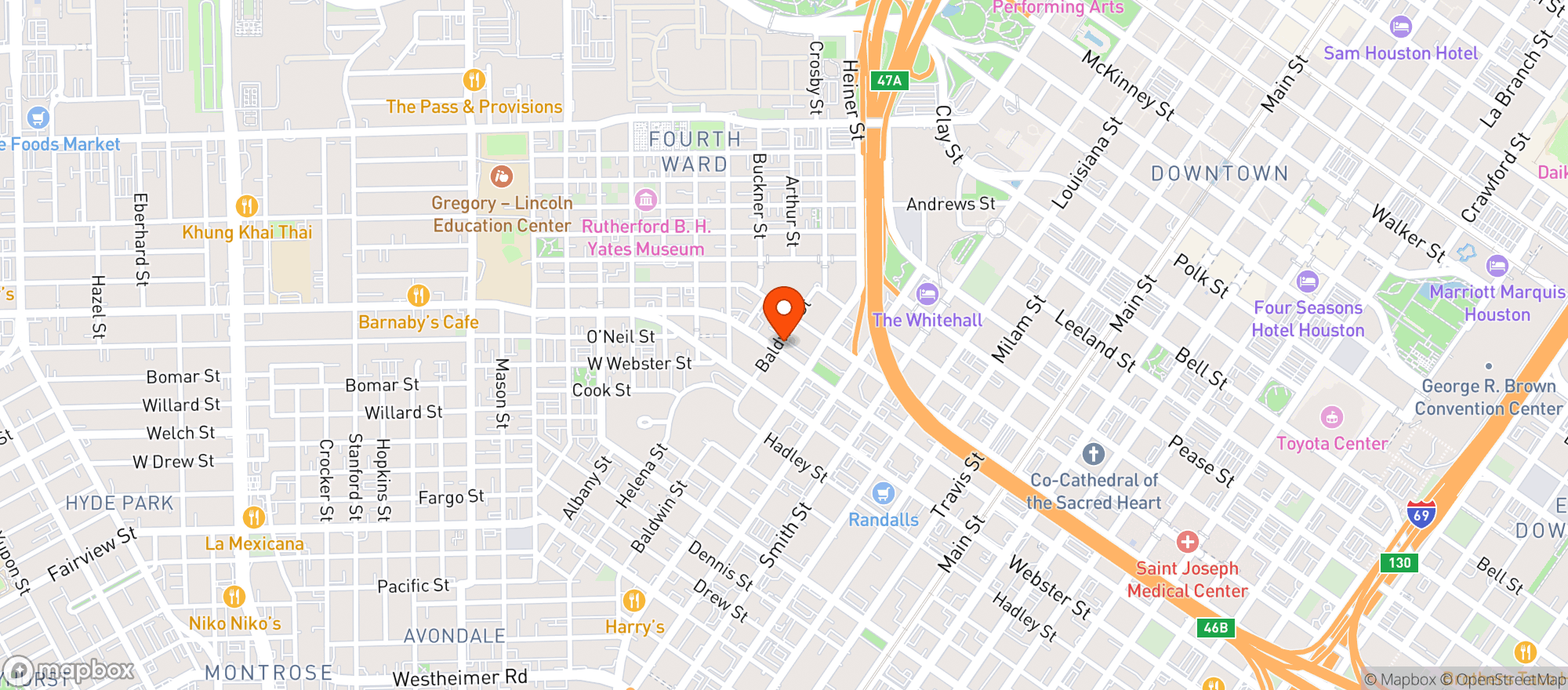 Map showing Midtown Market