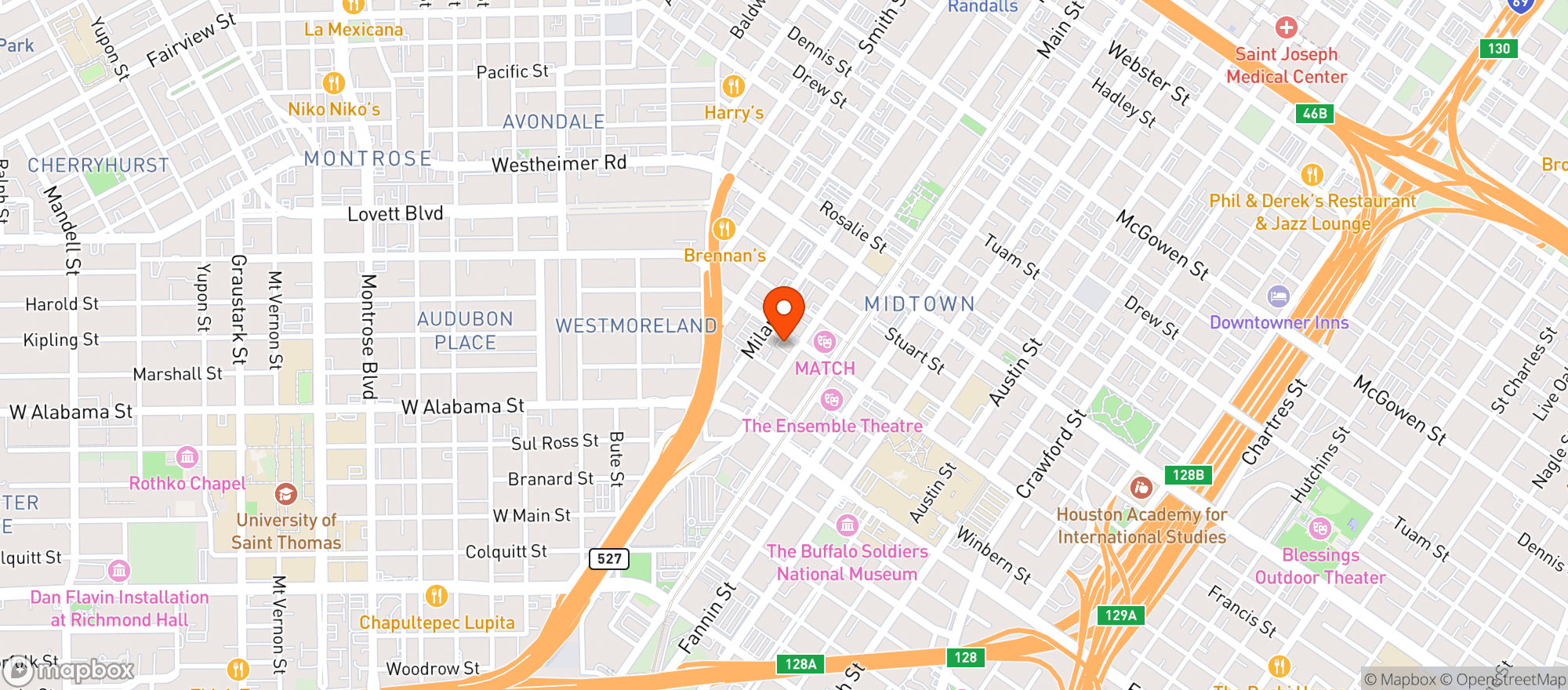 Map showing Solarium