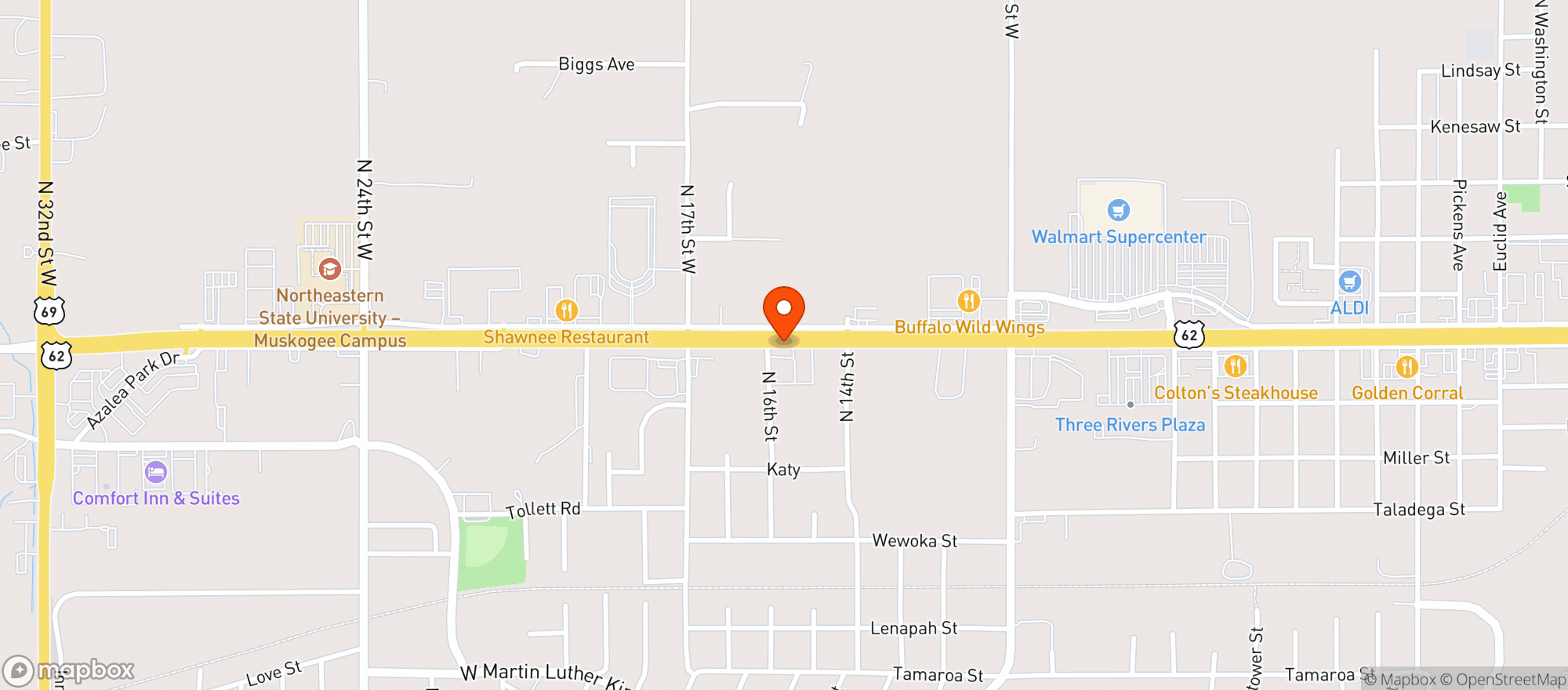 Map showing XTREME LIQUOR III