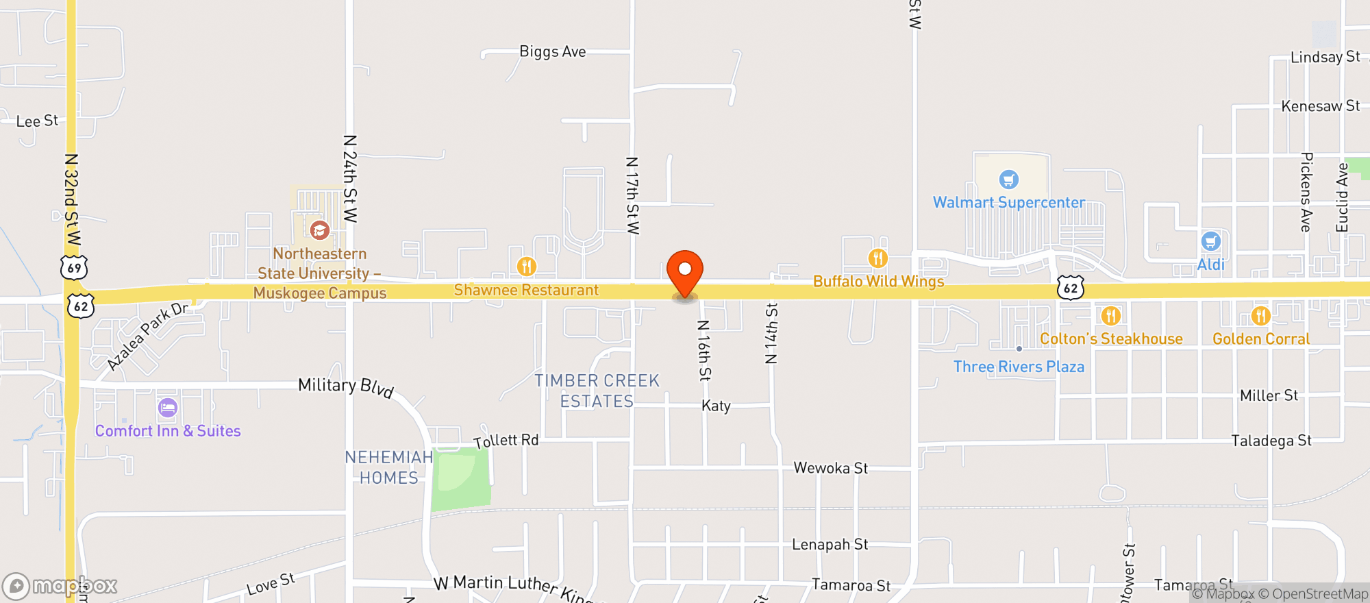 Map showing Xtreme Liquor