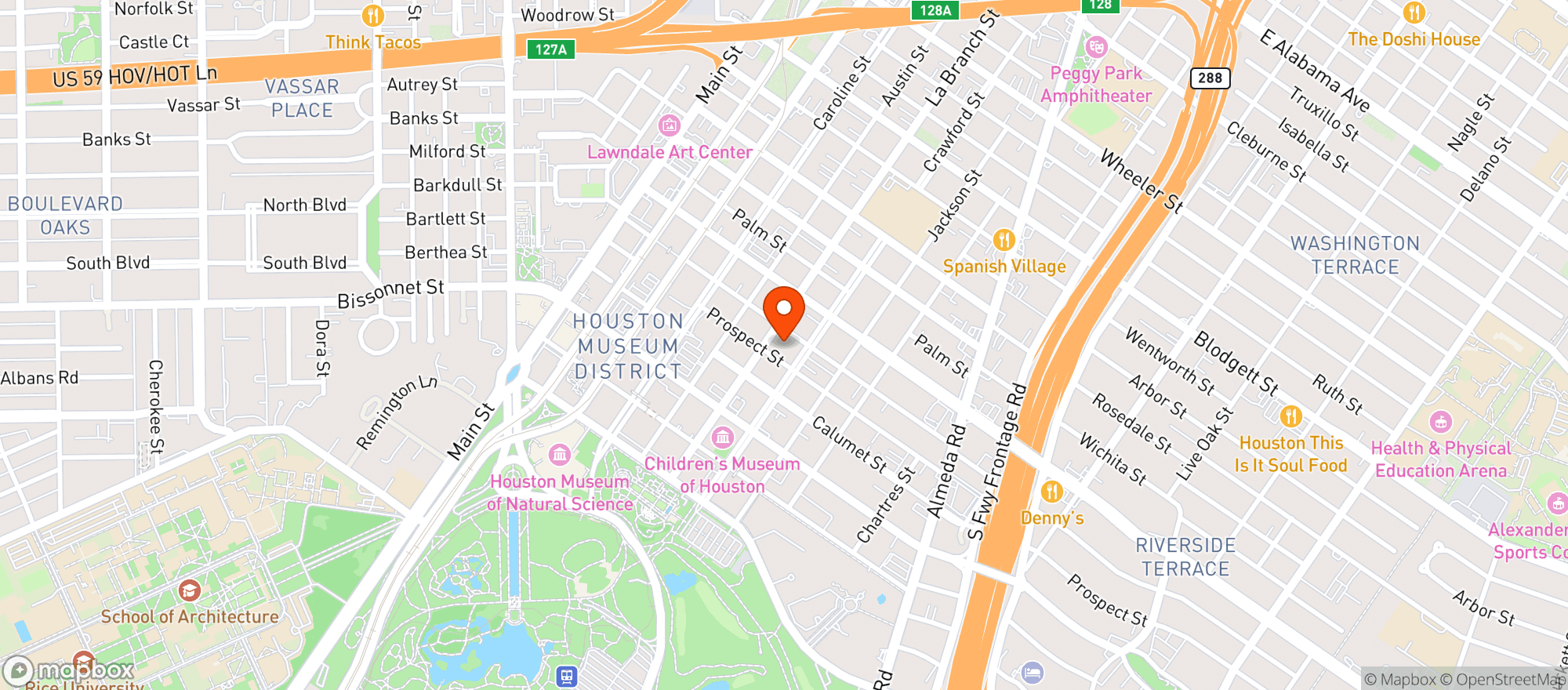 Map showing Glorice Jones