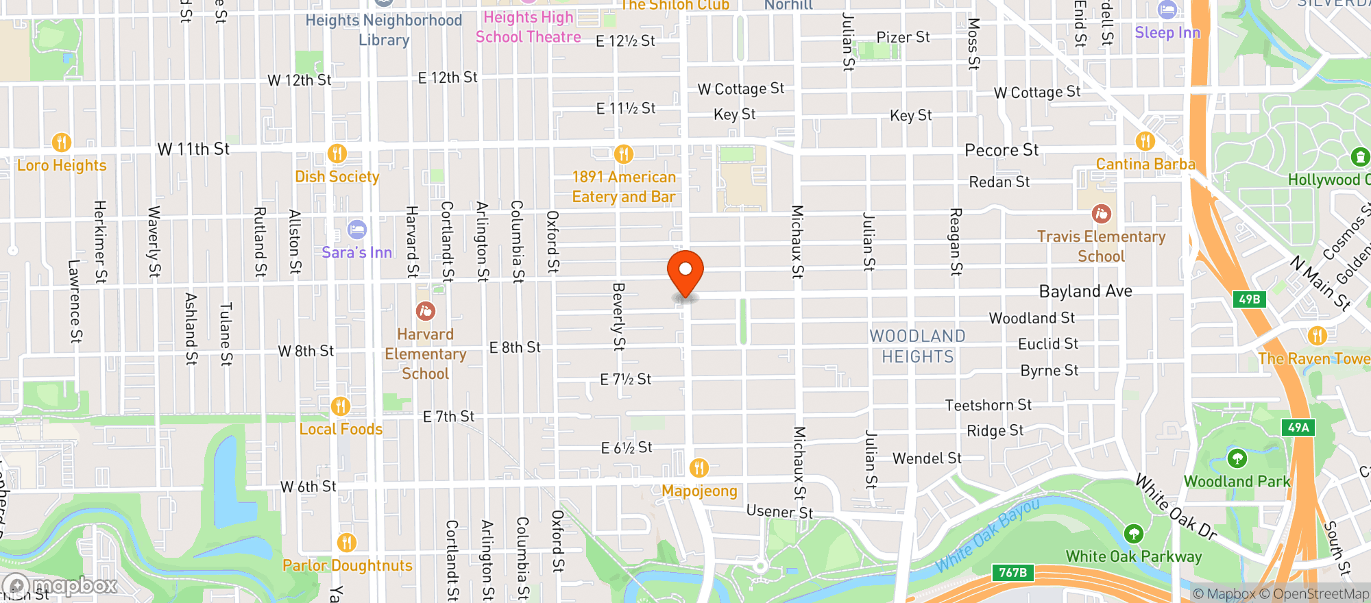 Map showing Fuzz