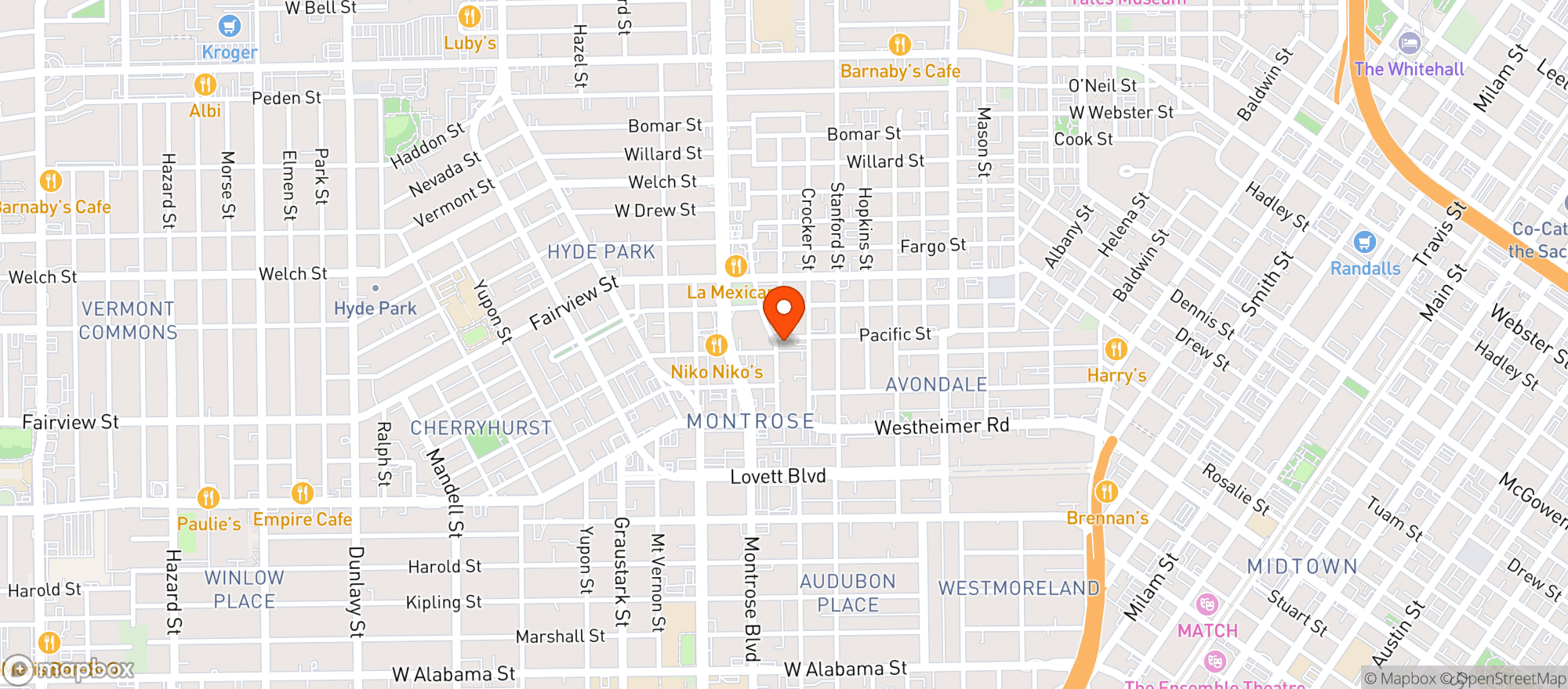 Map showing Postino Wine Cafe