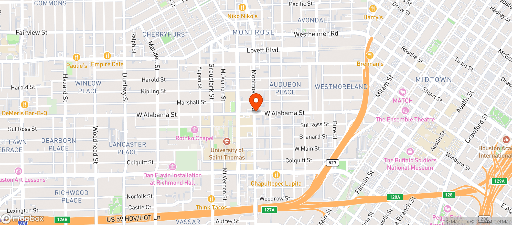 Map showing Chevron
