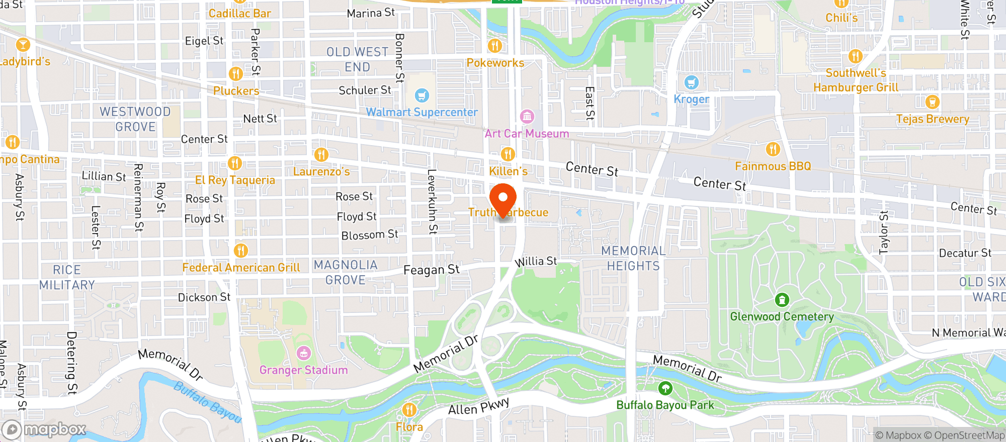 Map showing Good God Nadines
