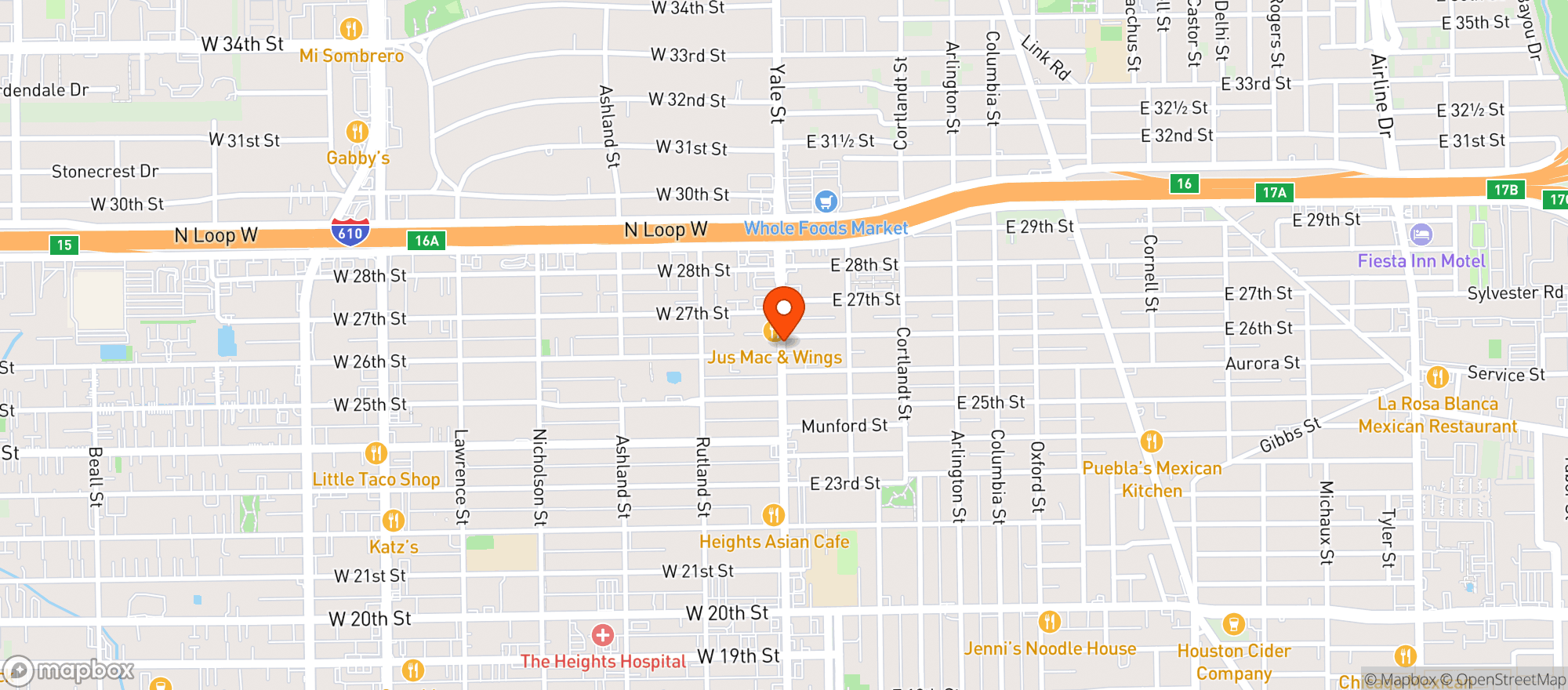 Map showing Kims Liquor