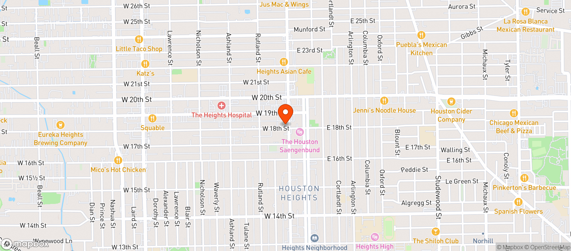 Map showing Goode Co Kitchen & Cantina