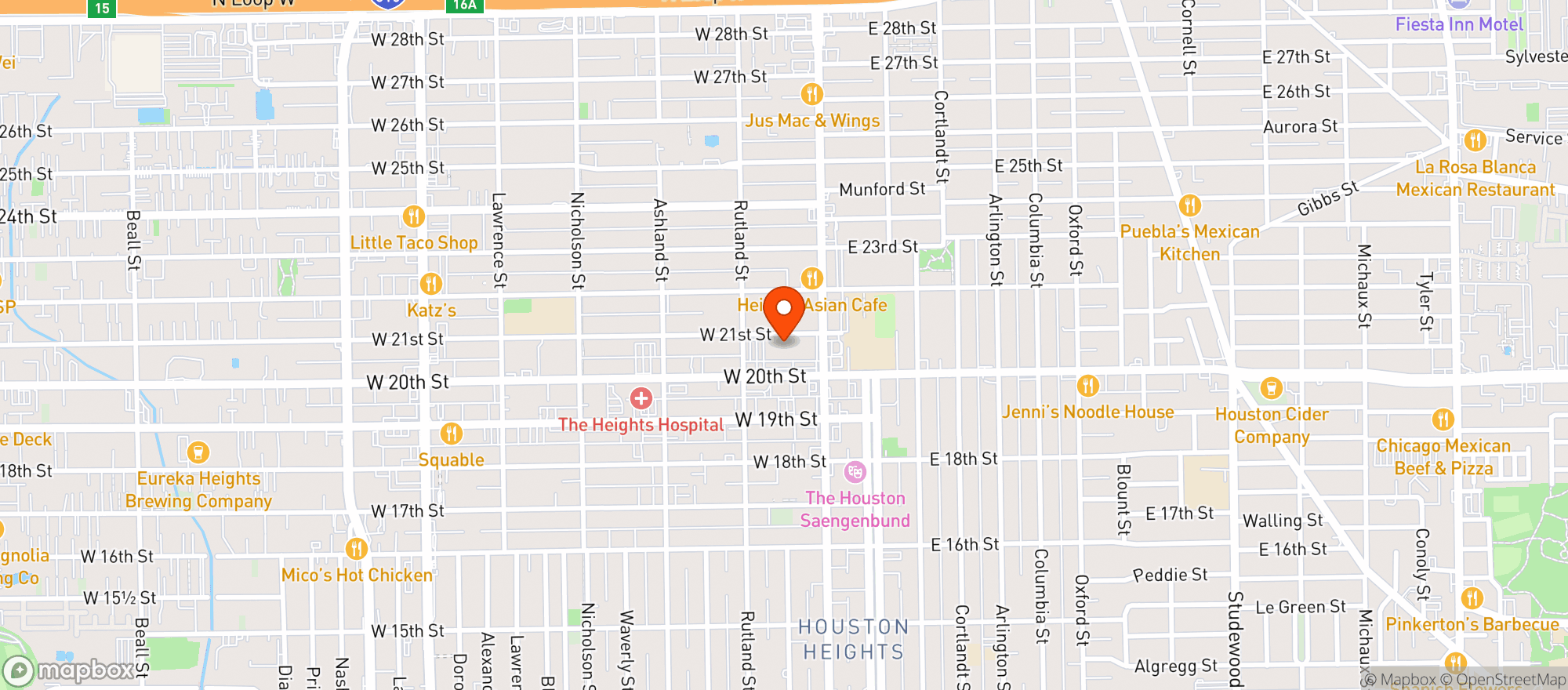 Map showing Kroger #609