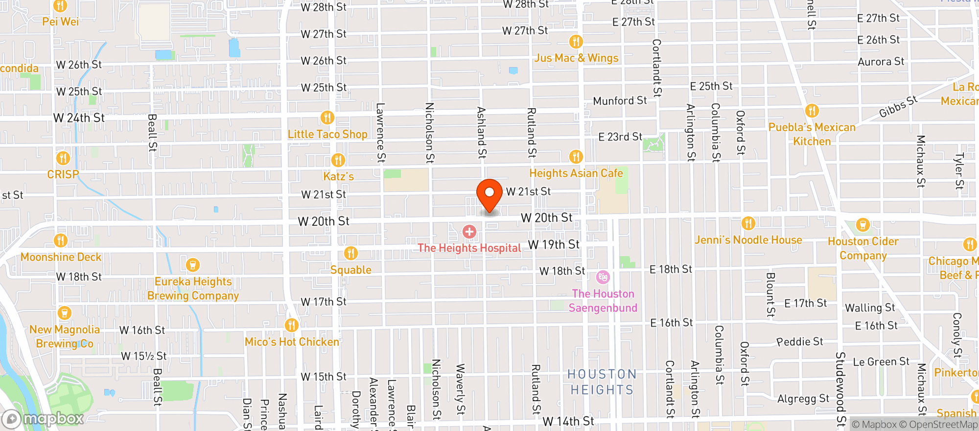 Map showing Hotel Daphne