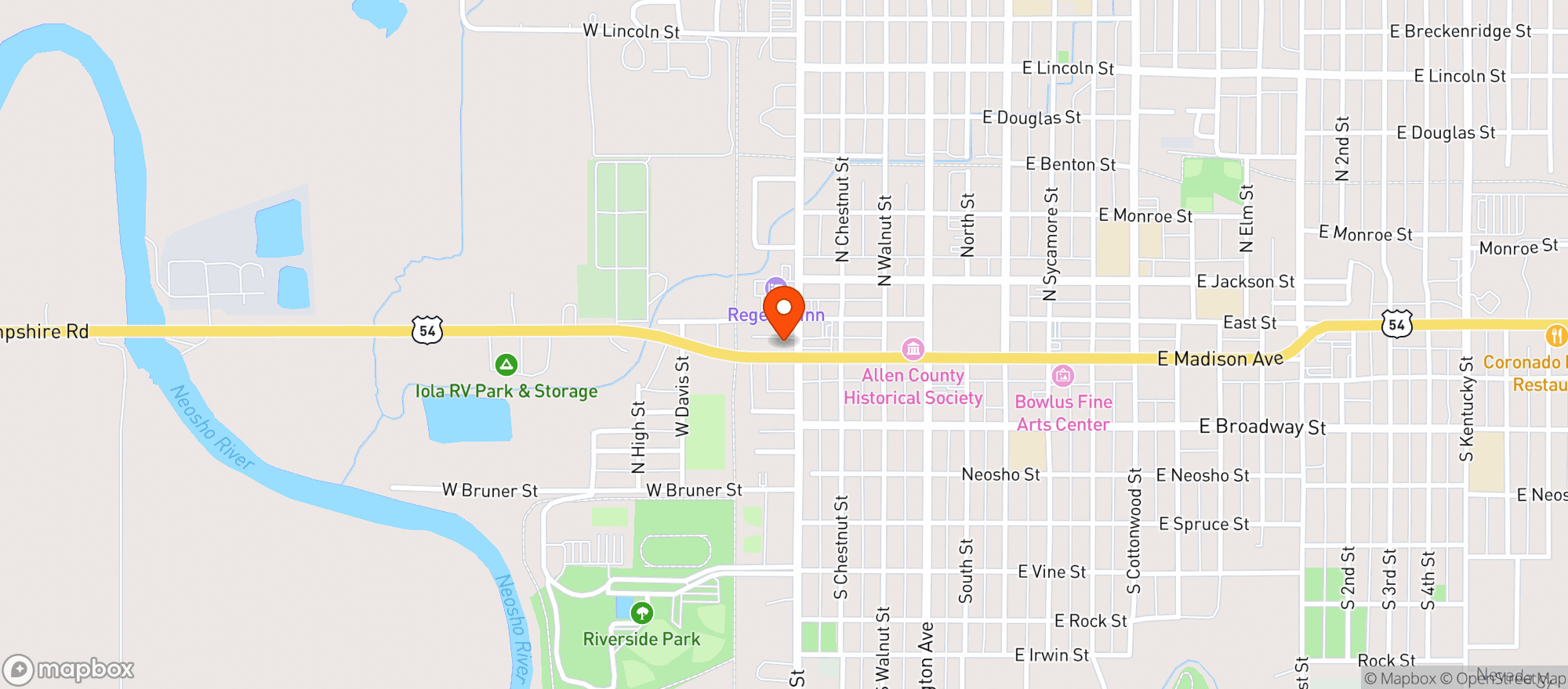Map showing State Street Liquors