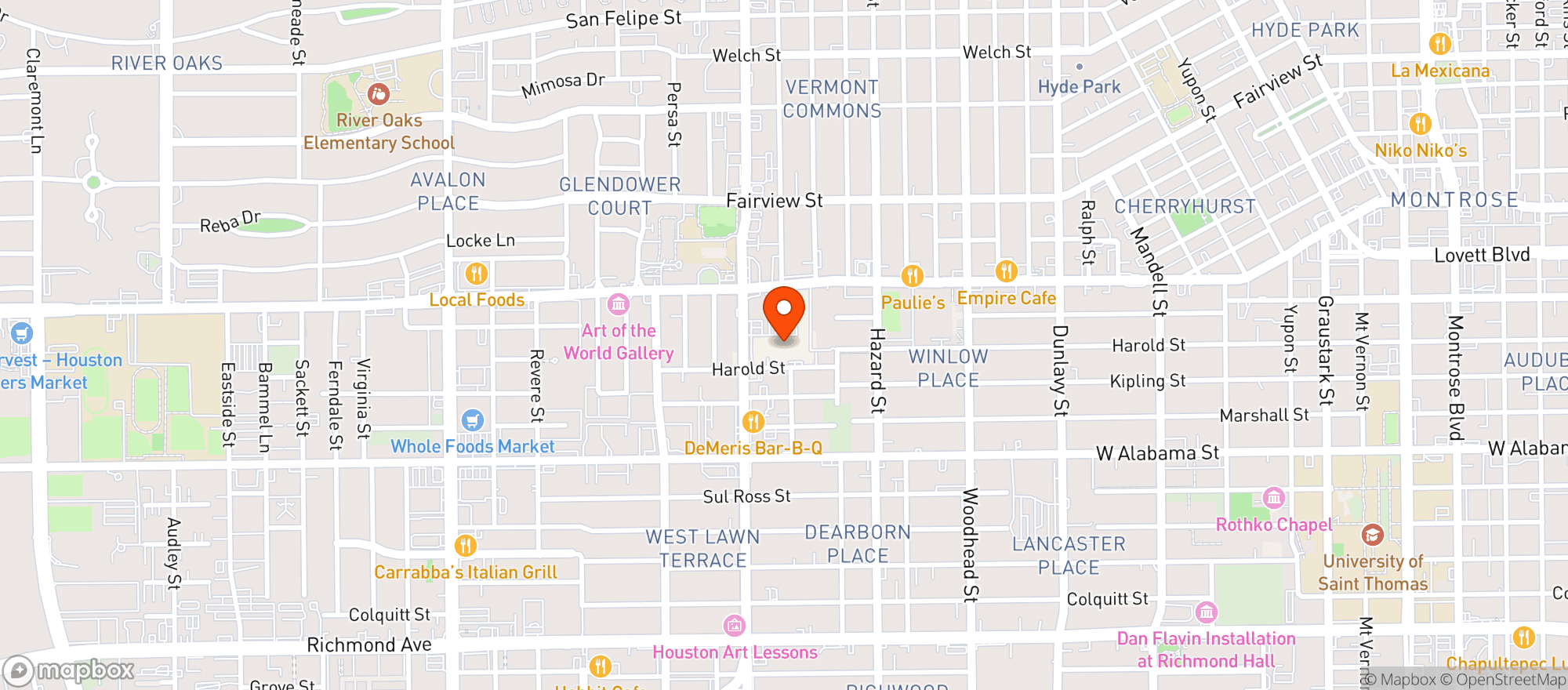 Map showing Target