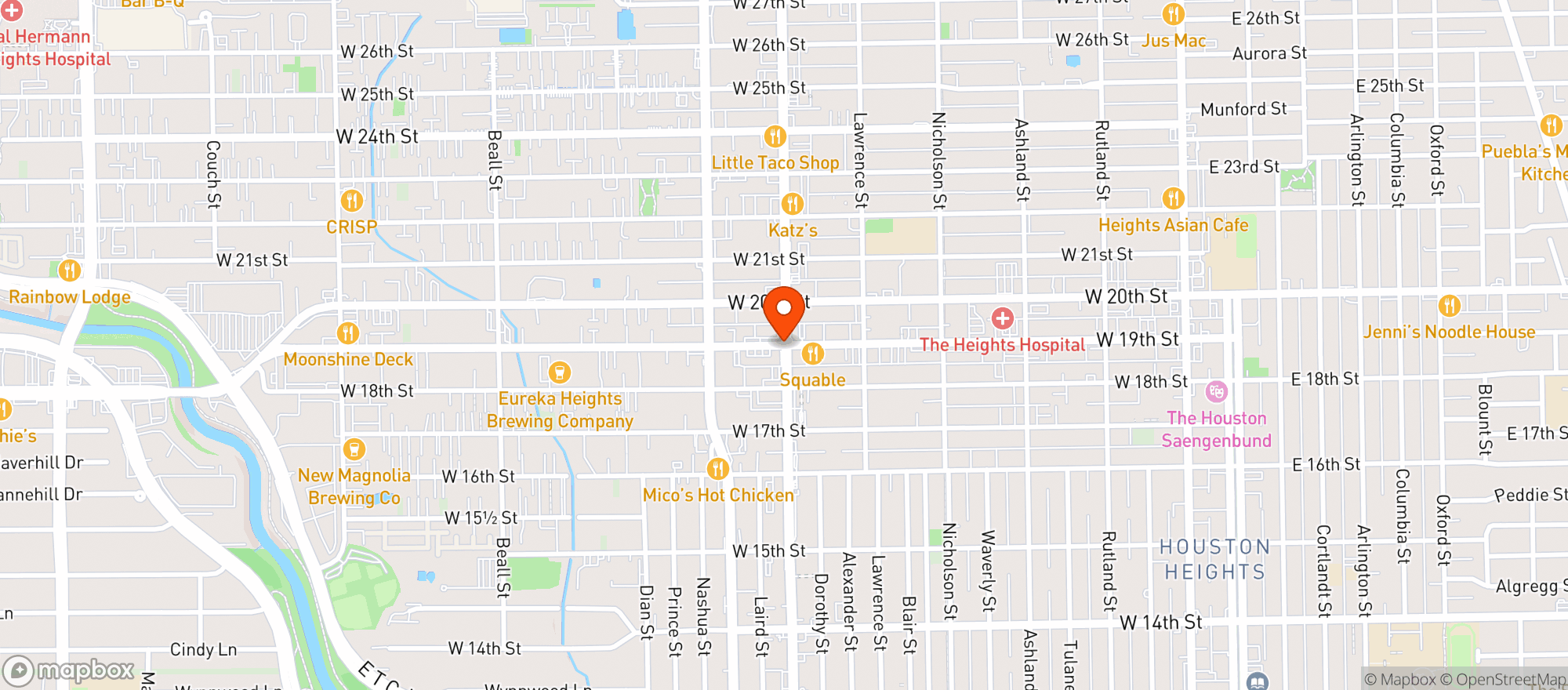 Map showing Gold Tooth Tony's Montrose