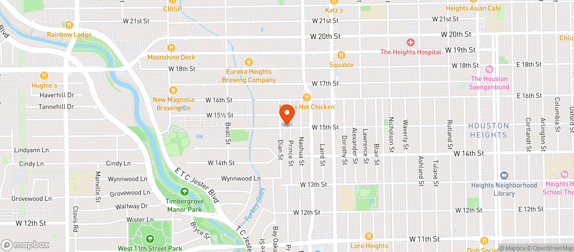 Map showing Dodies Wine And Beer Shoppe