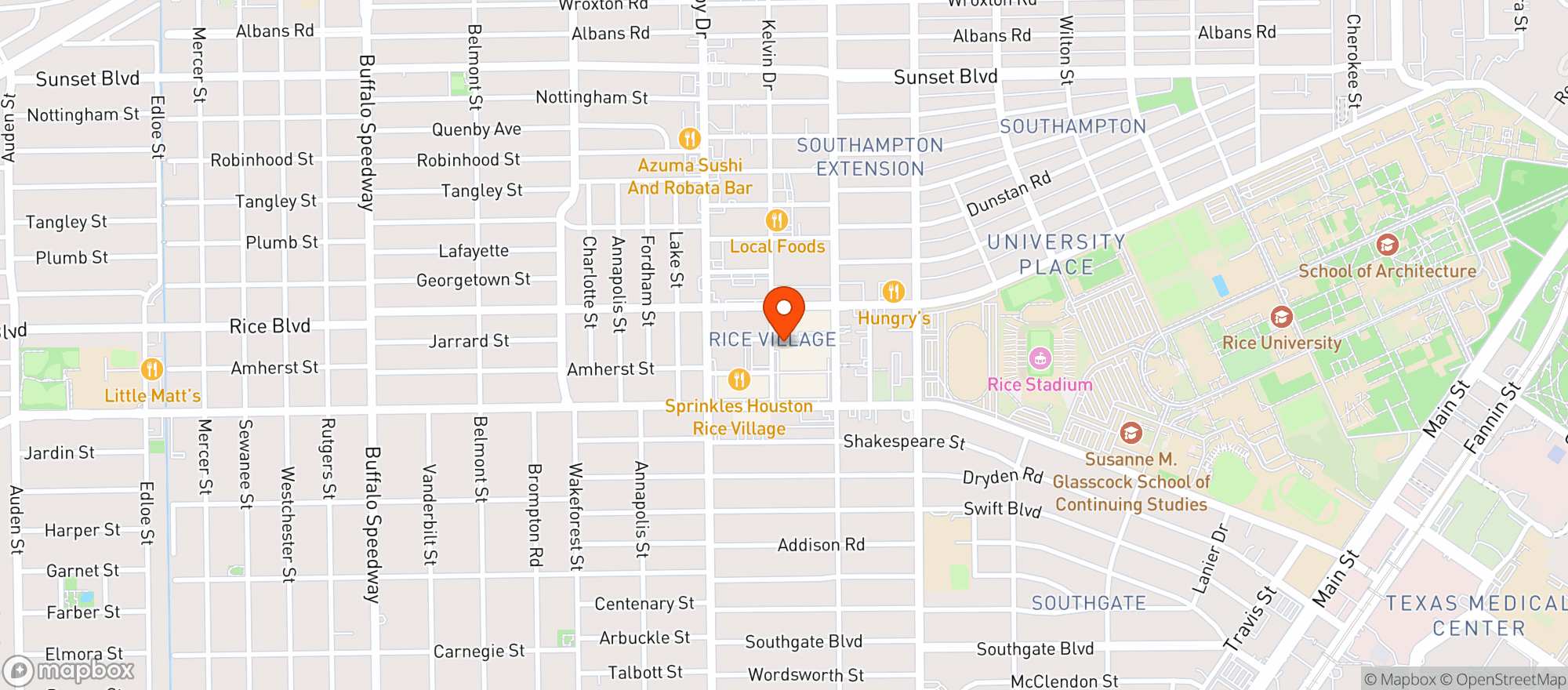Map showing Navy Blue