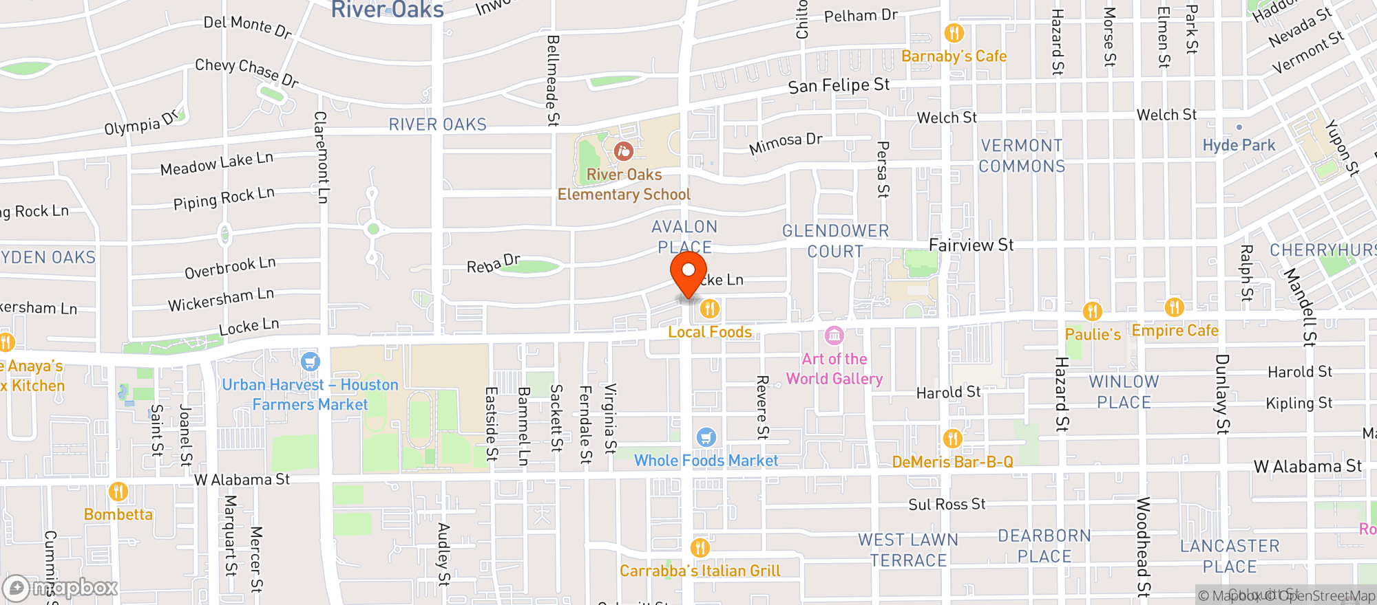 Map showing Richards Liquor