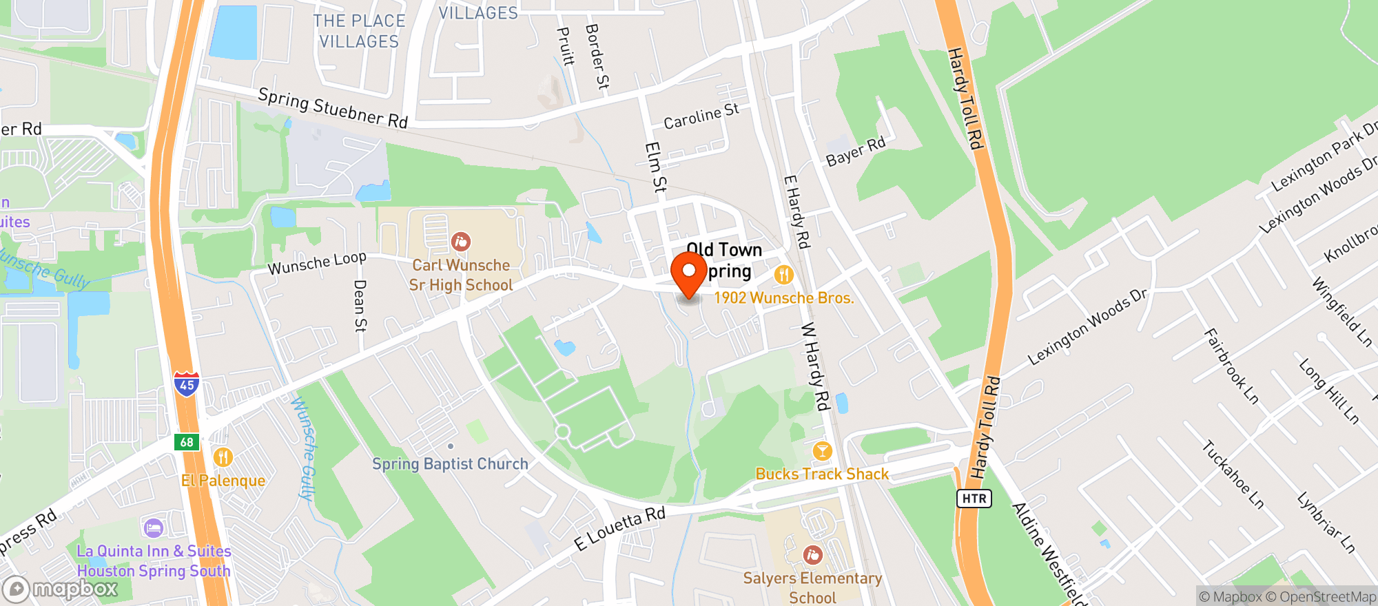 Map showing TRILOGY BREW