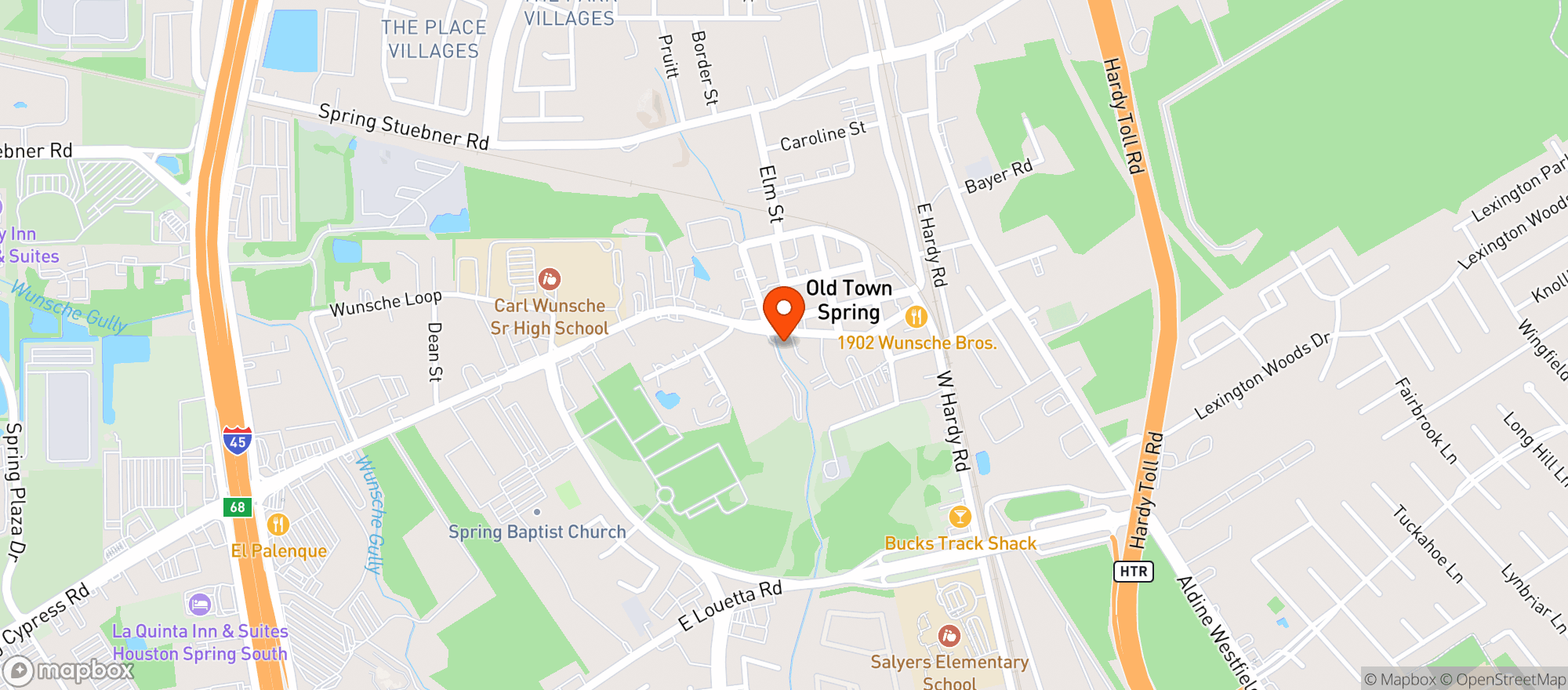 Map showing Green Flame Apothecary