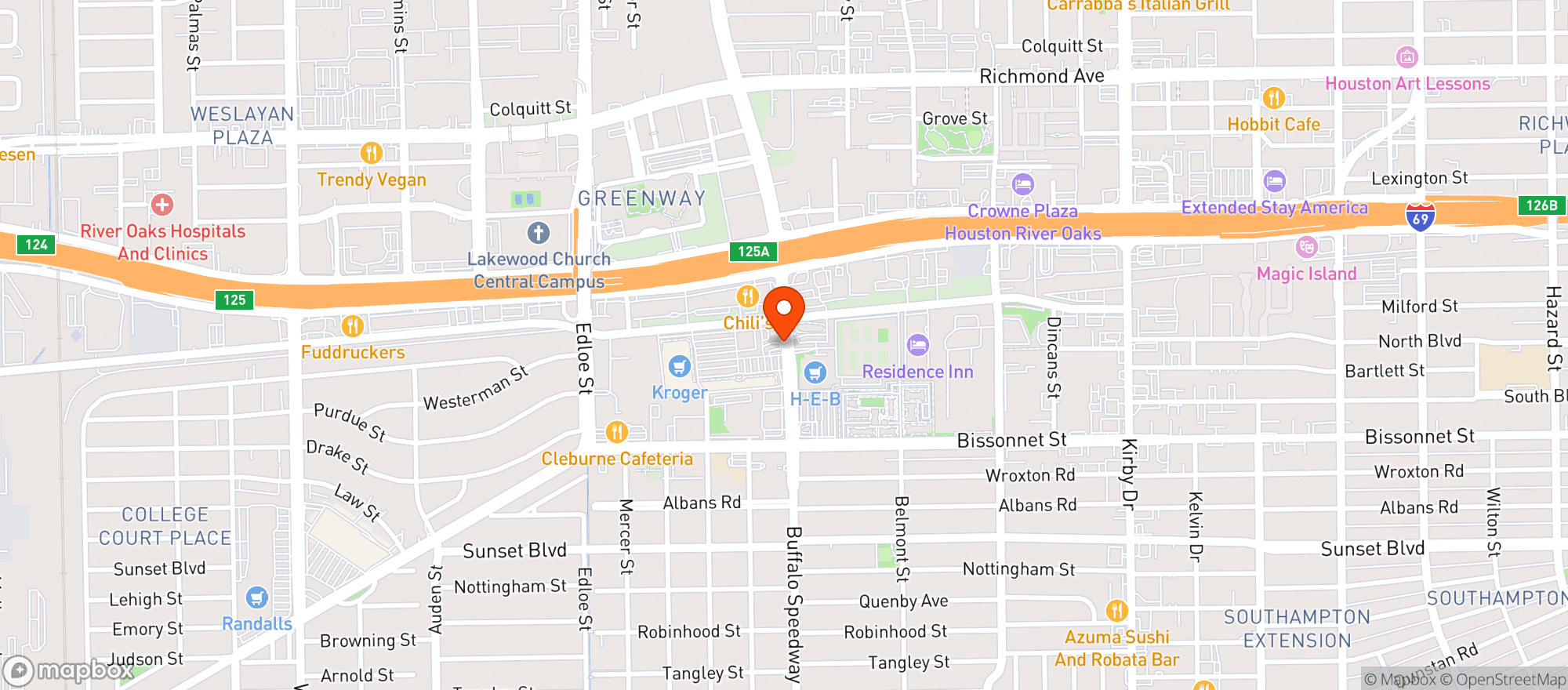 Map showing Gnc - 7054 - Plaza In The Park