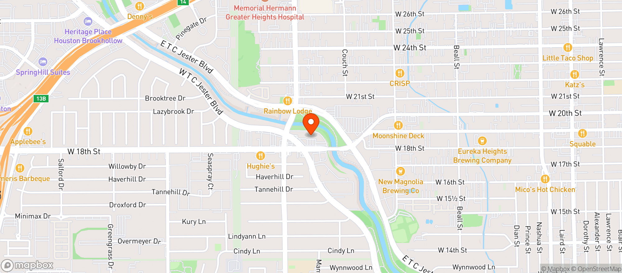 Map showing Premier Fine Wine & Spirits