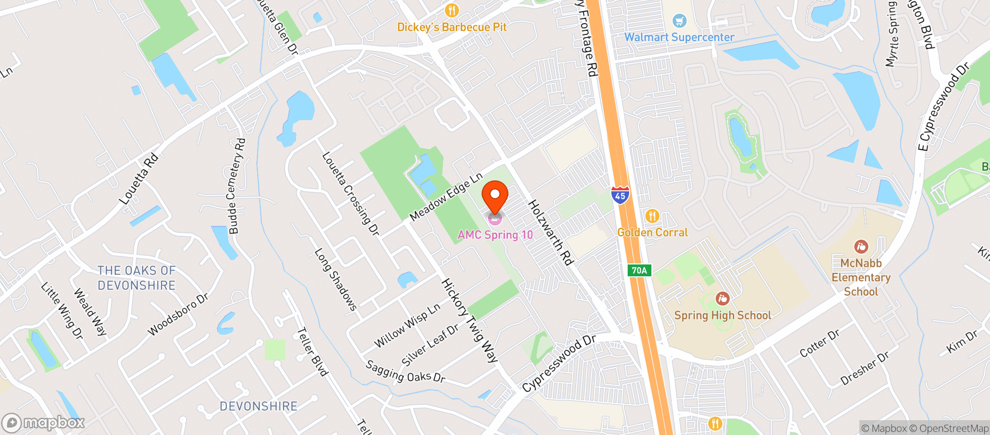 Map showing Amc Spring 10 #2426