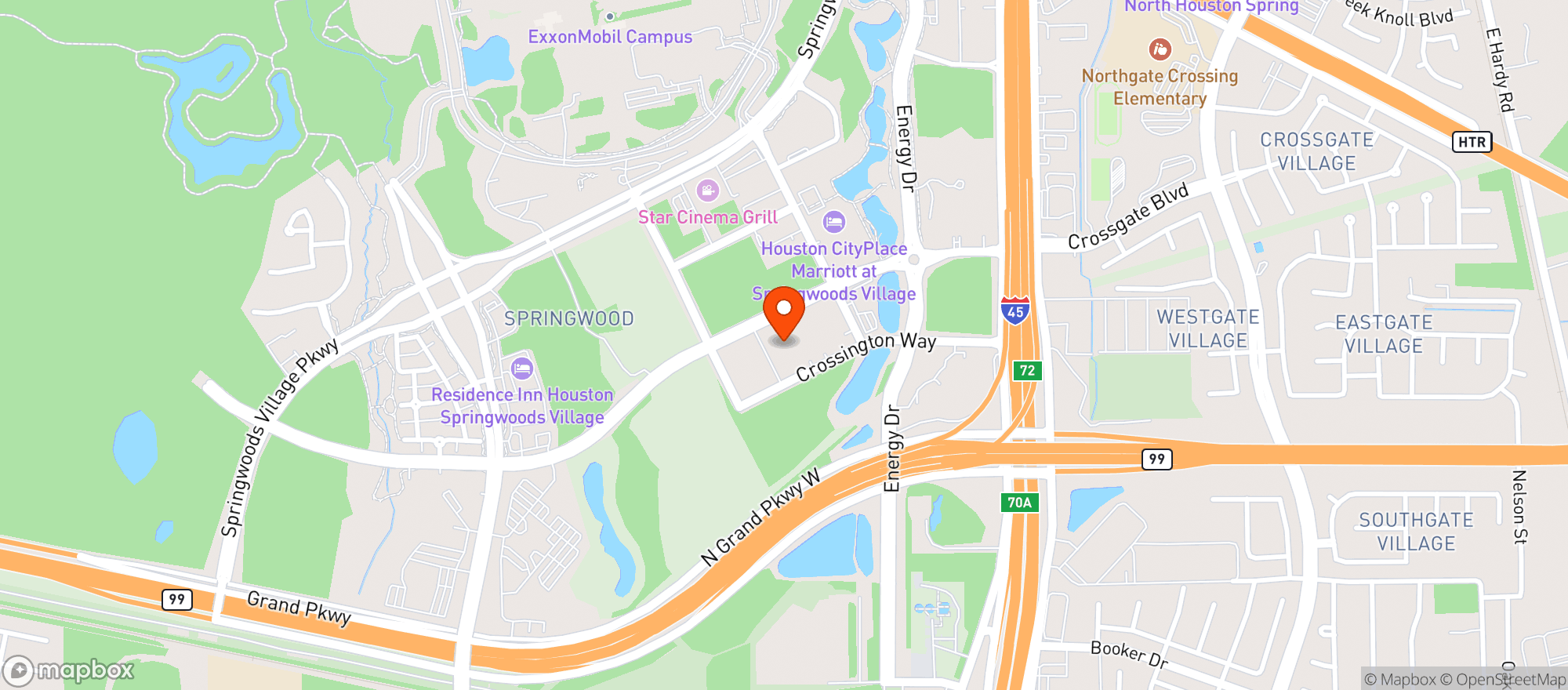 Map showing Hpe Cafe