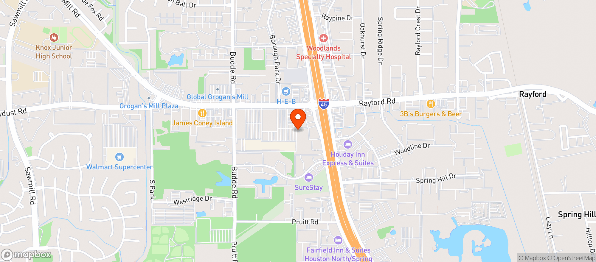 Map showing Gnc - 1674 - Woodwinds Shopping Center