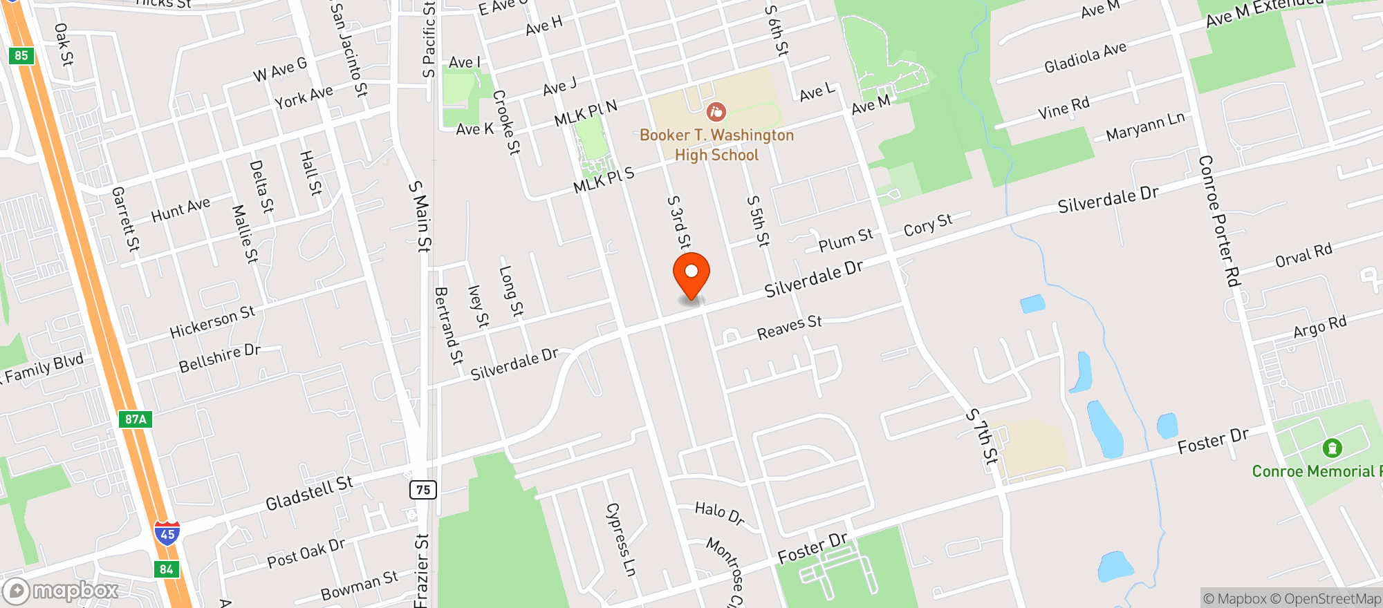 Map showing SPEC's - Conroe