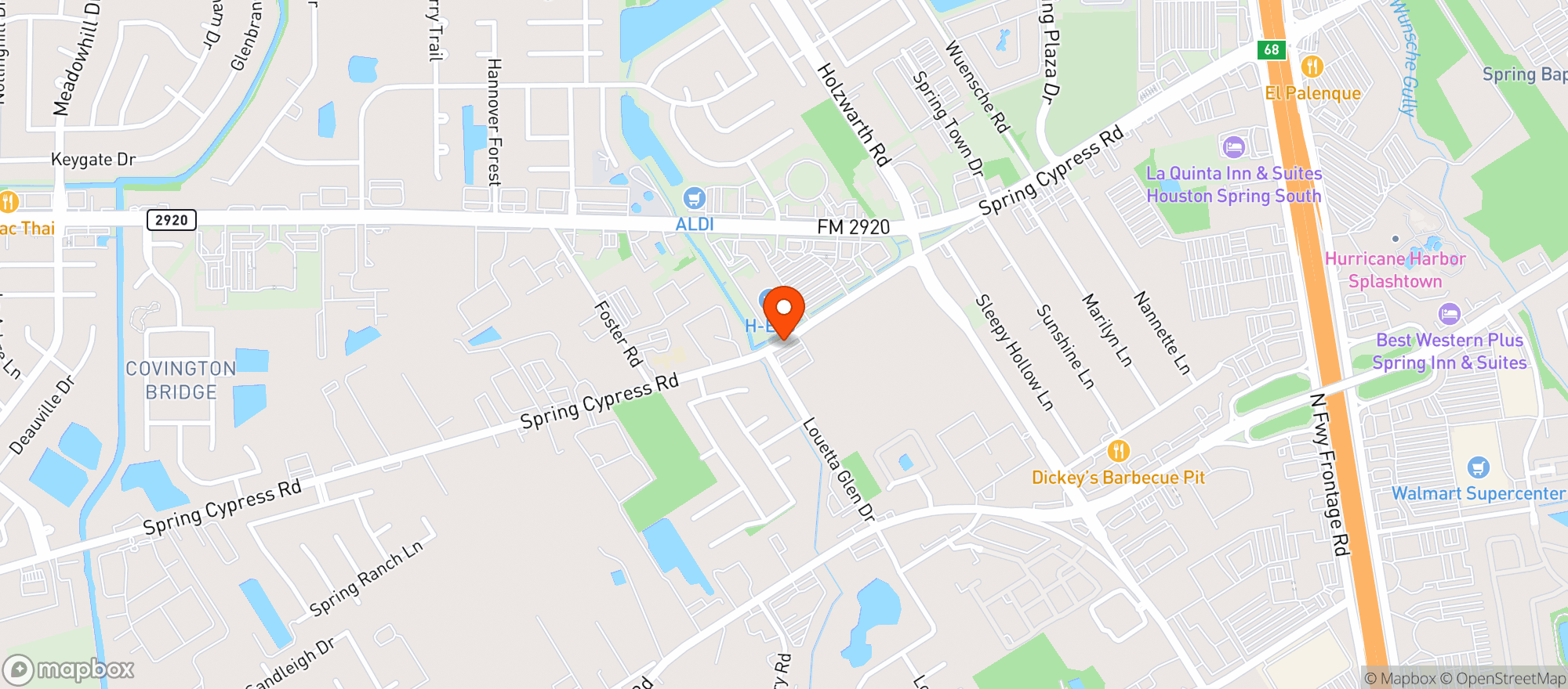 Map showing Evas Mexican Restaurant