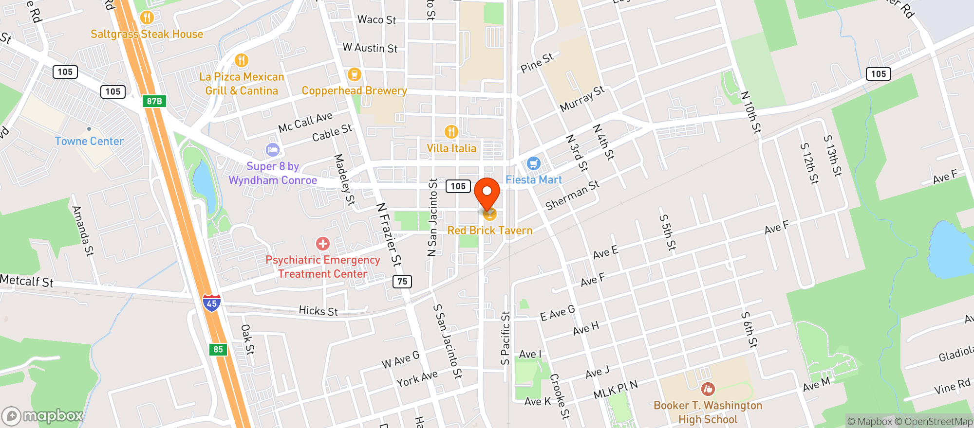 Map showing Fass Brewing Co