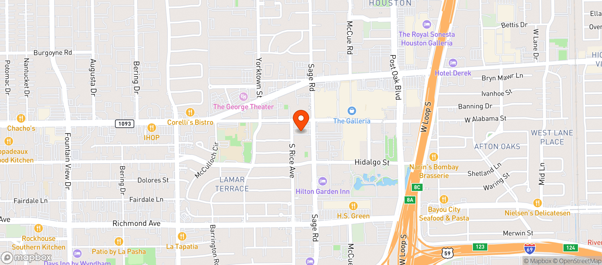 Map showing Secret Library On Sage