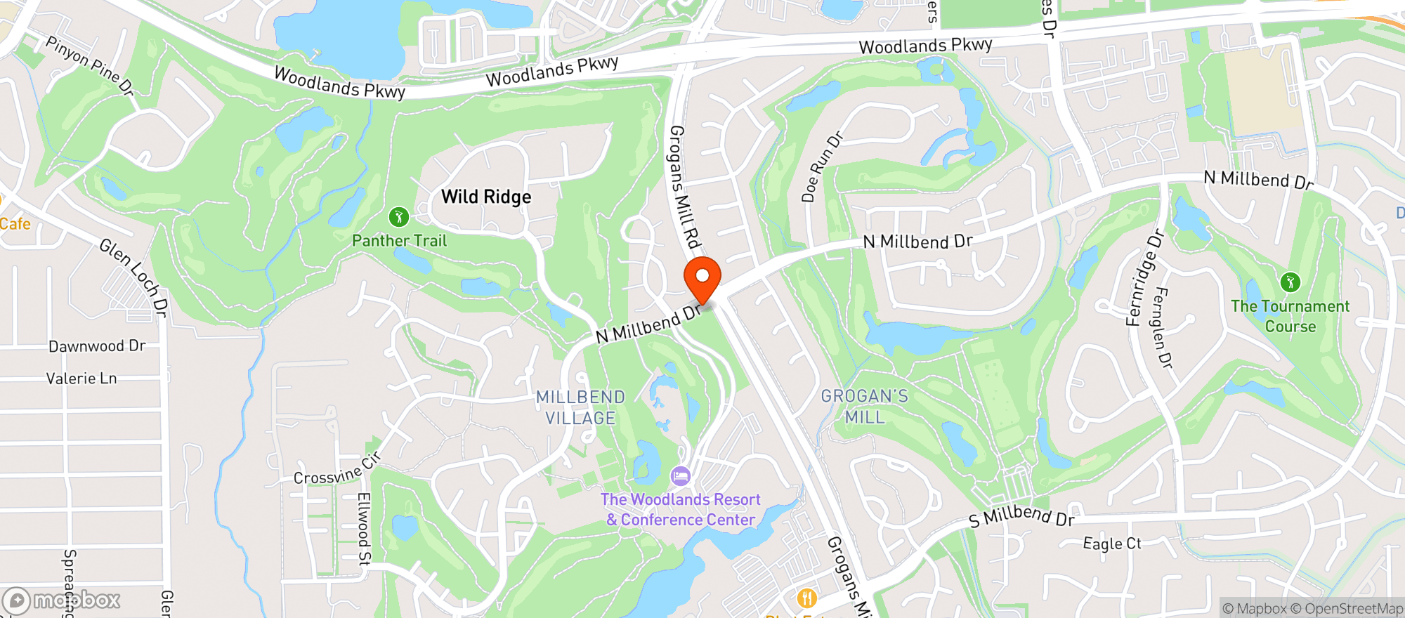 Map showing The Woodlands #2859
