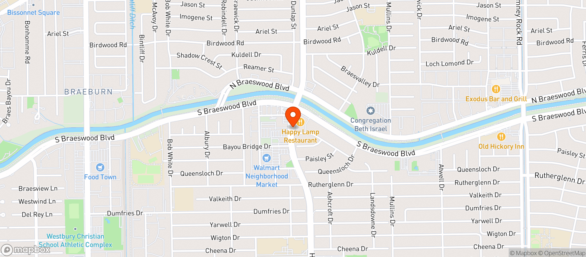 Map showing Mr H Liquor