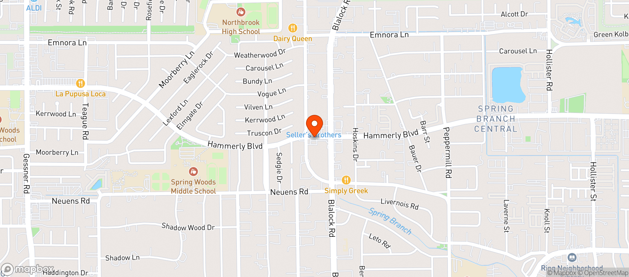 Map showing SWIFT MART