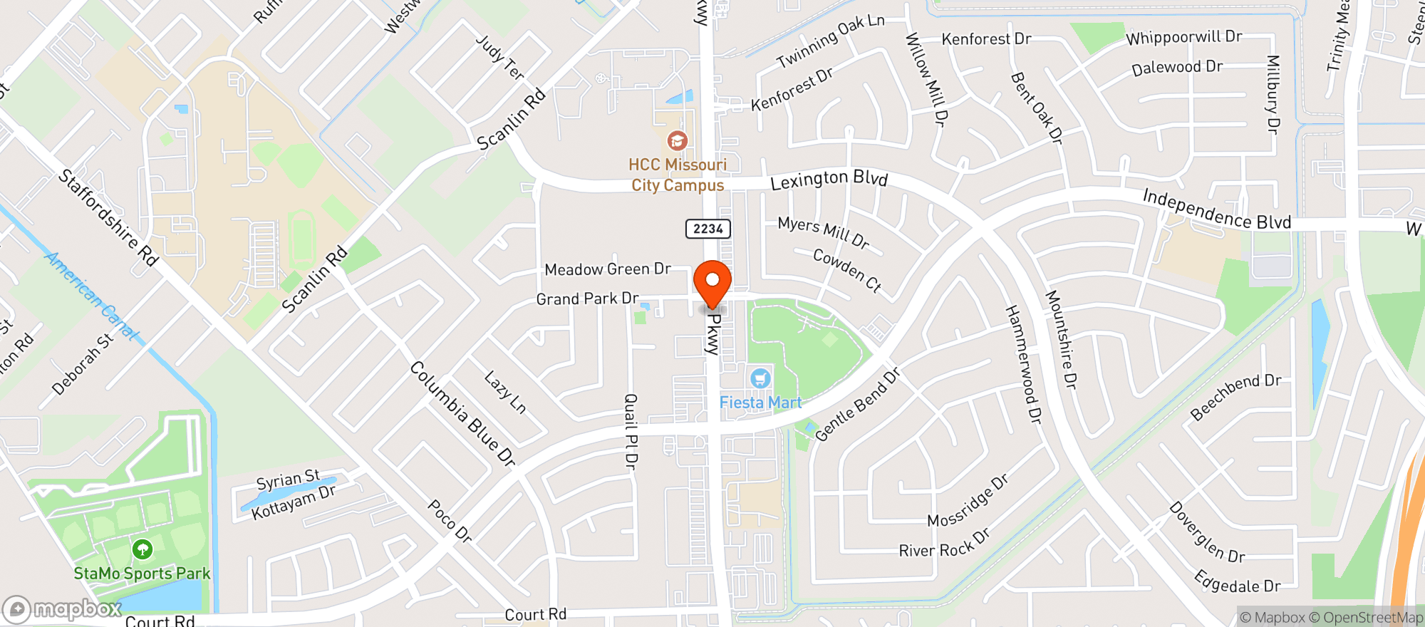 Map showing One Stop