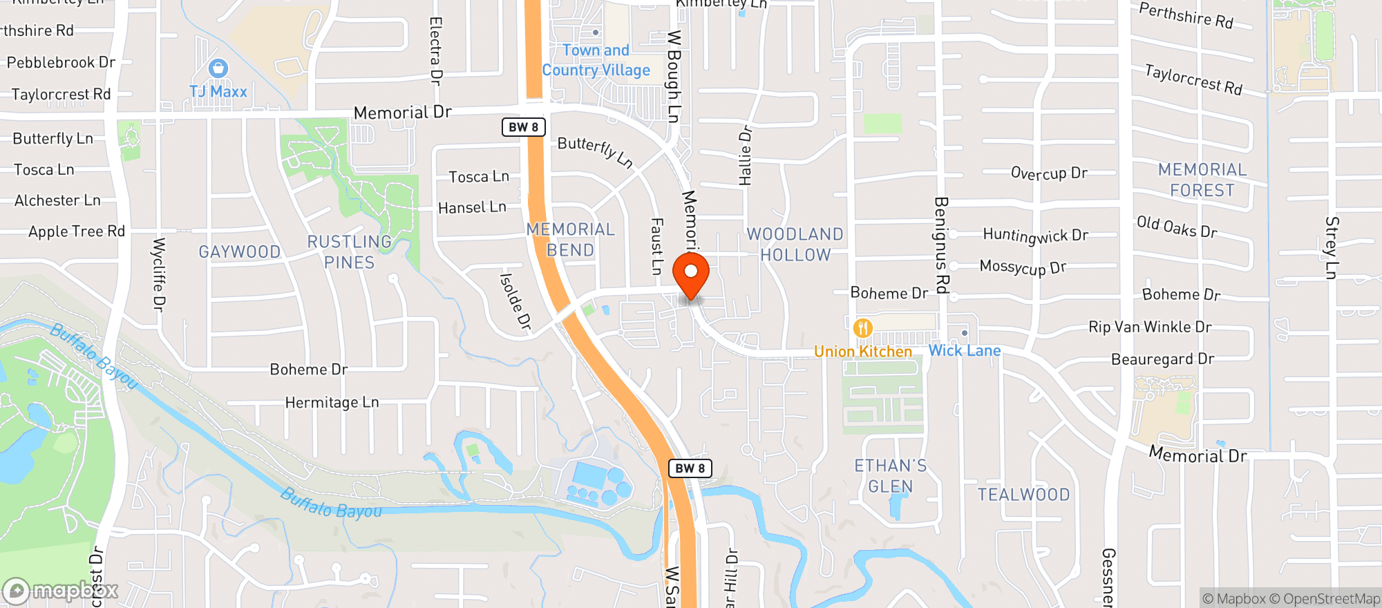 Map showing Tres Market Foods Llc