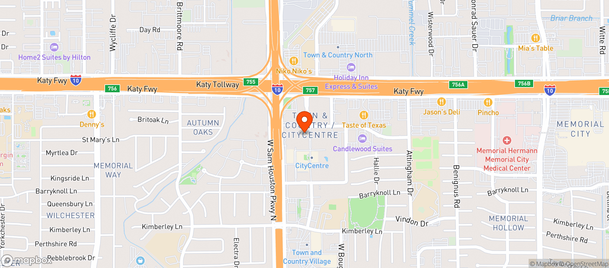 Map showing Star Cinema Grill