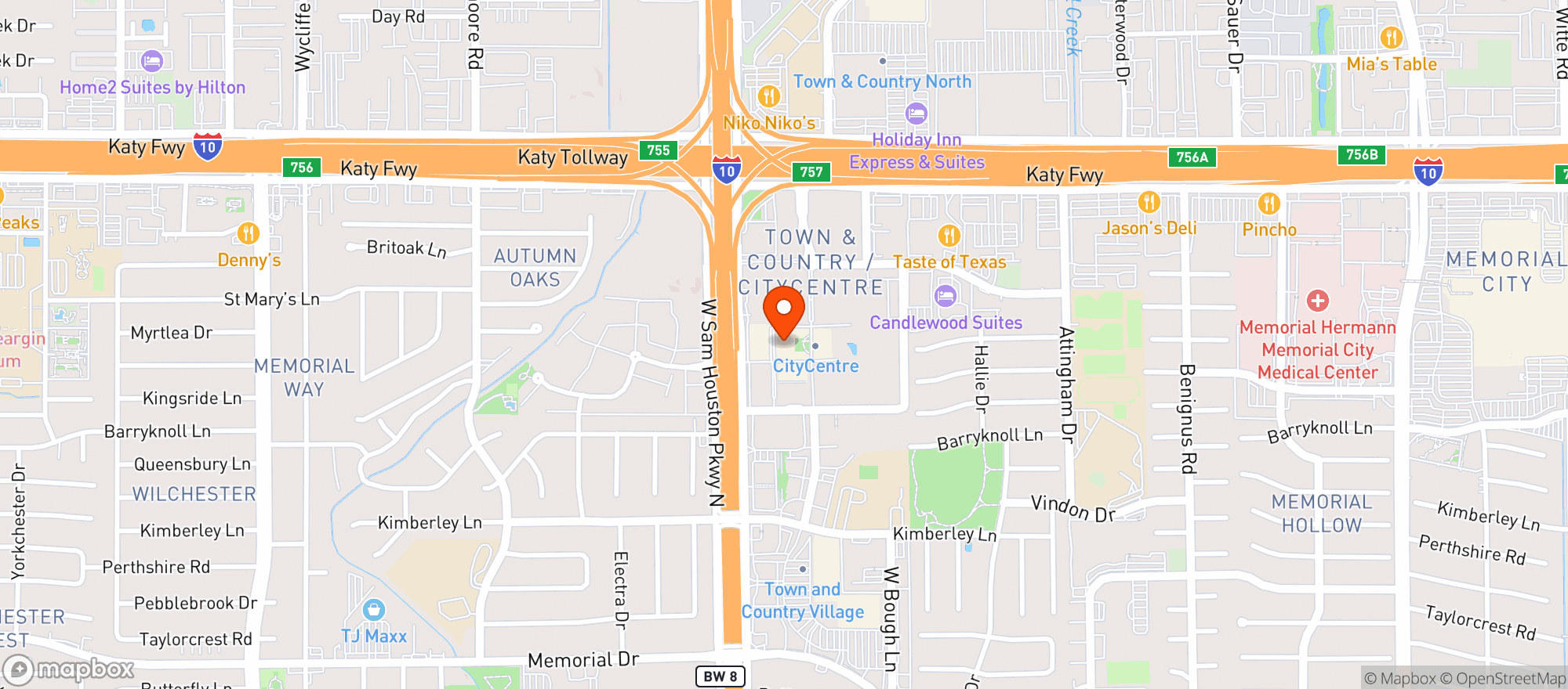 Map showing Yard House #8325