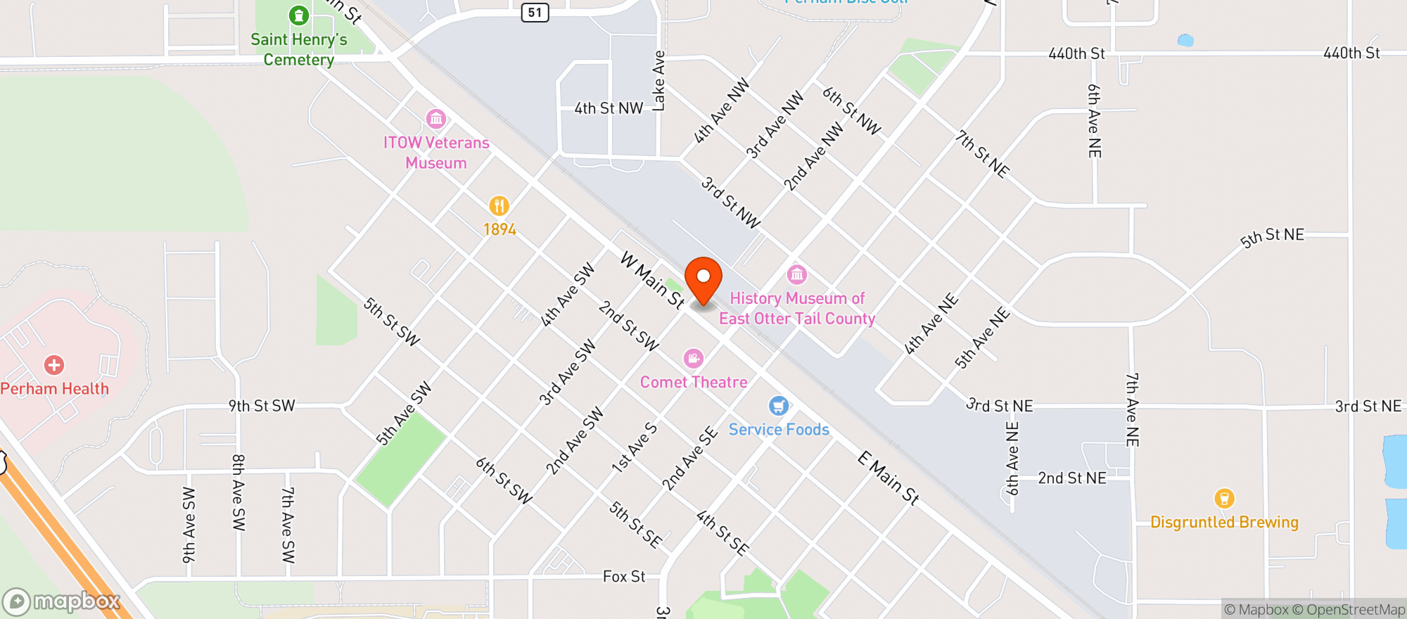 Map showing Westgate Trade LLC